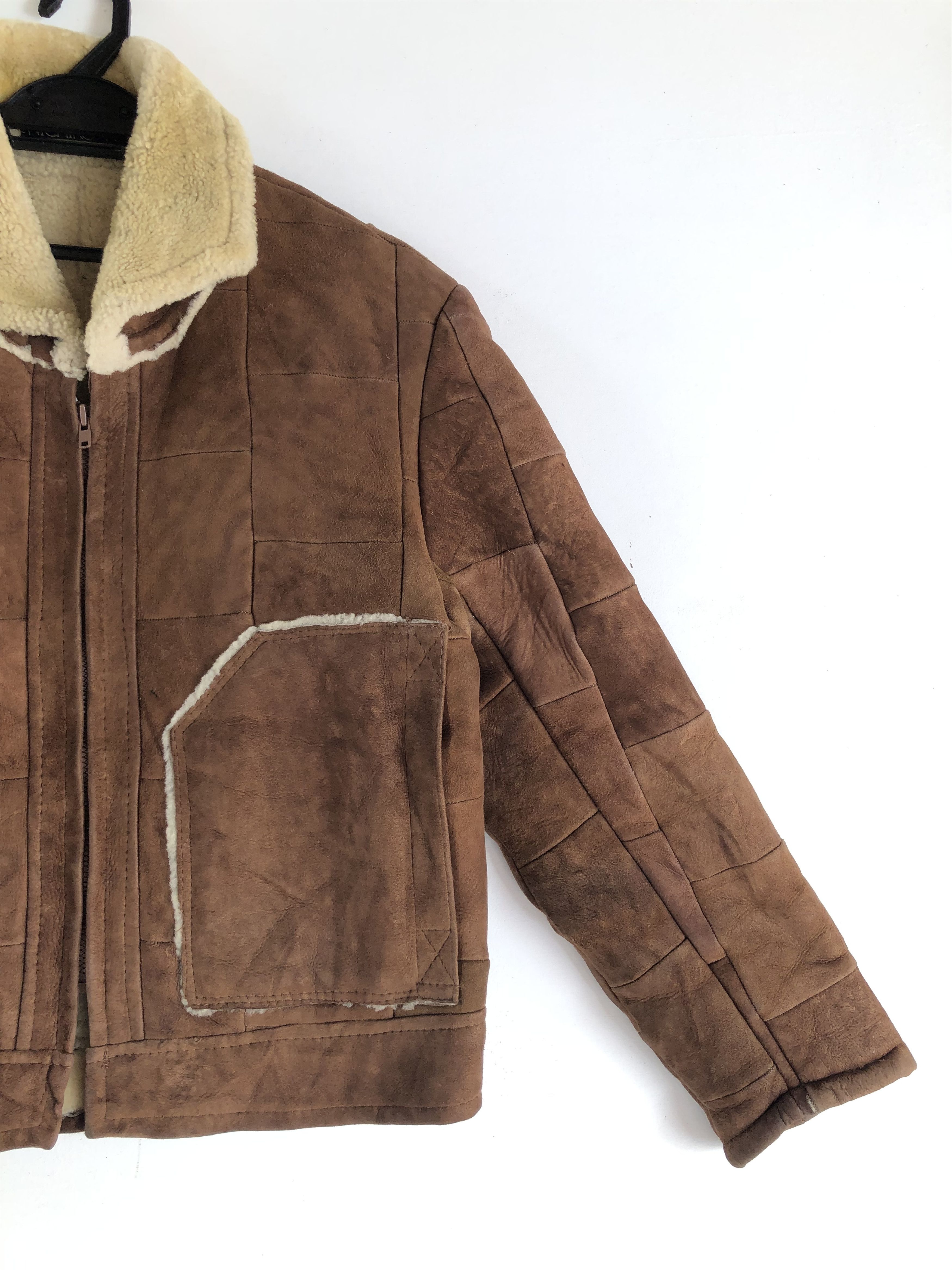 Japanese Brand × Vintage VINTAGE JAPAN’S NICHIRO FURS SHEARLING LEATHER COAT Size US S / EU 44-46 / 1 - 4 Thumbnail