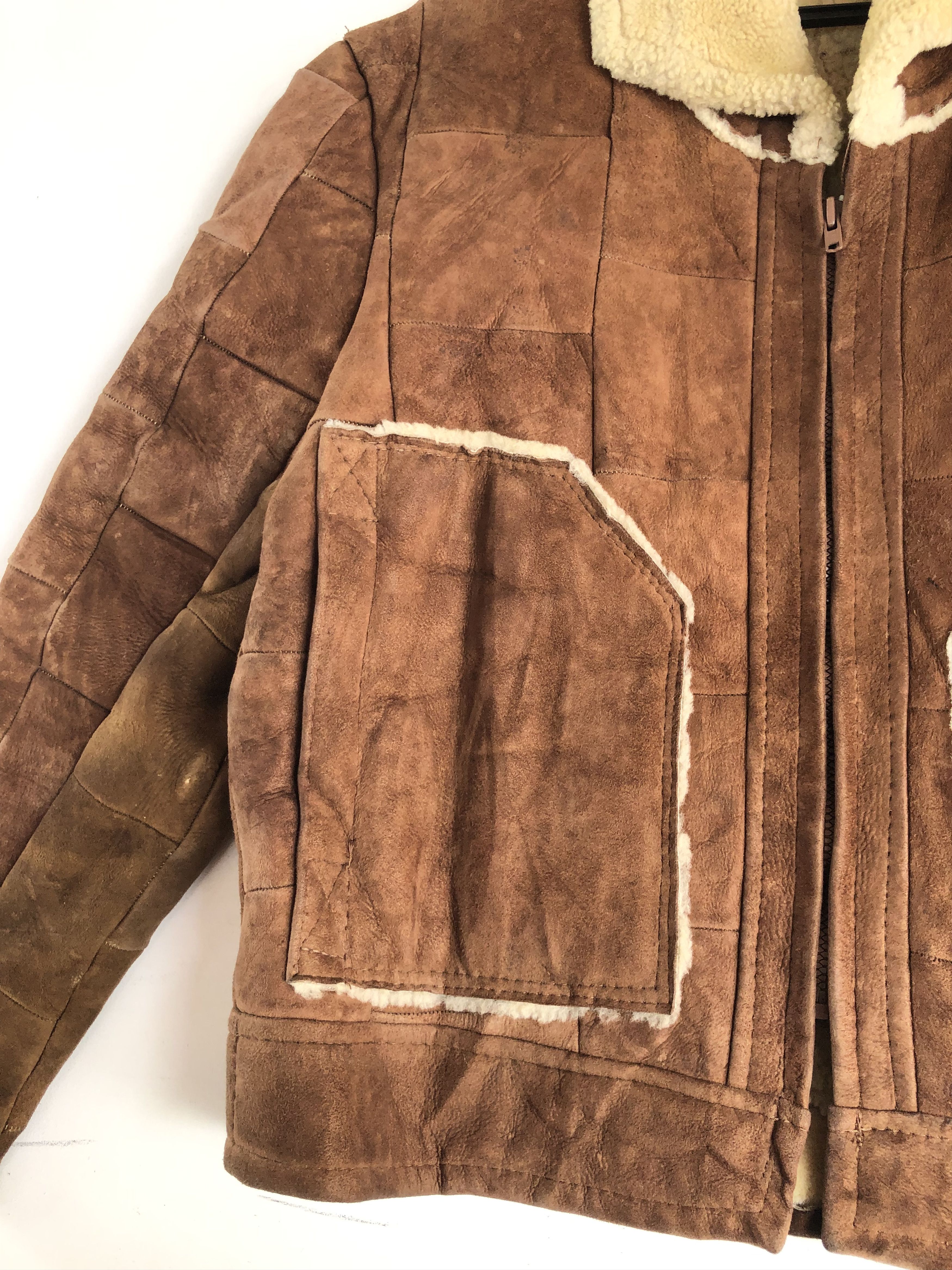 Japanese Brand × Vintage VINTAGE JAPAN’S NICHIRO FURS SHEARLING LEATHER COAT Size US S / EU 44-46 / 1 - 6 Thumbnail