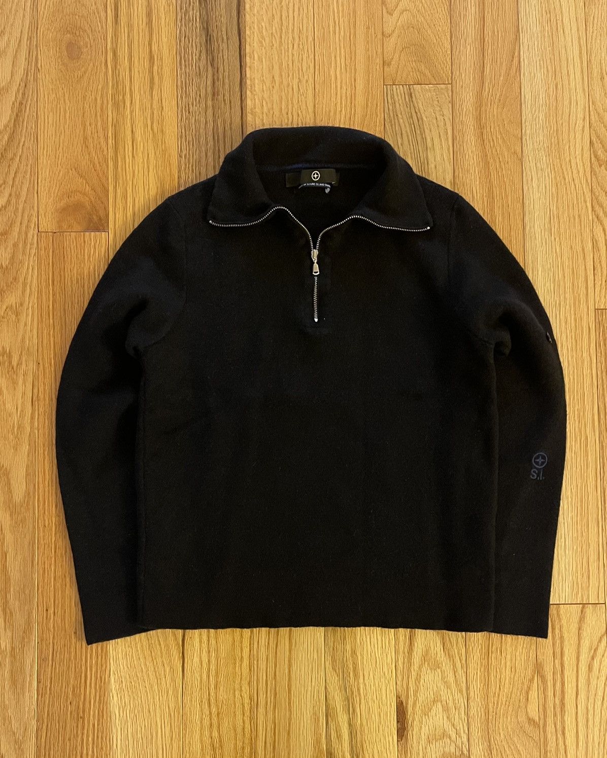 Stone Island Stone Island Quarter Zip Wool Badge Sweater Size US XS / EU 42 / 0 - 1 Thumbnail