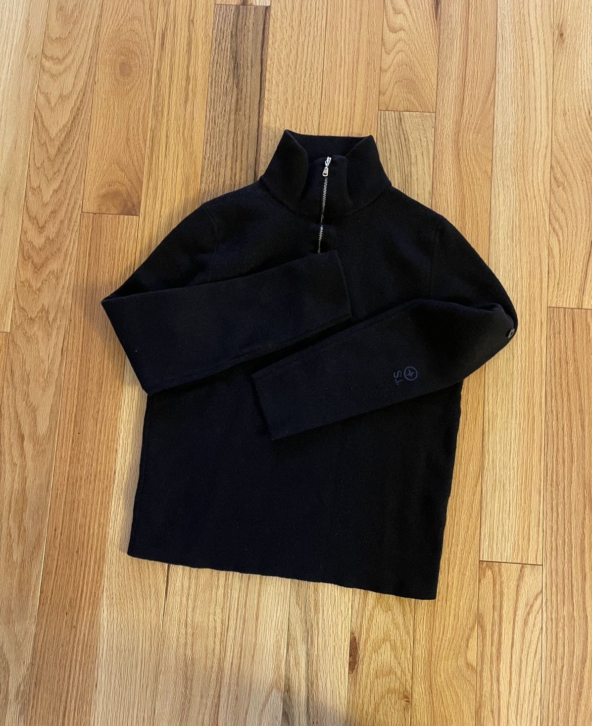 Stone Island Stone Island Quarter Zip Wool Badge Sweater Size US XS / EU 42 / 0 - 2 Thumbnail