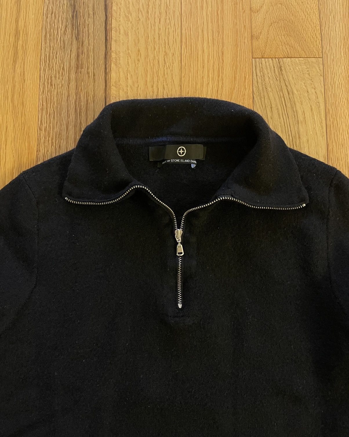 Stone Island Stone Island Quarter Zip Wool Badge Sweater Size US XS / EU 42 / 0 - 3 Thumbnail
