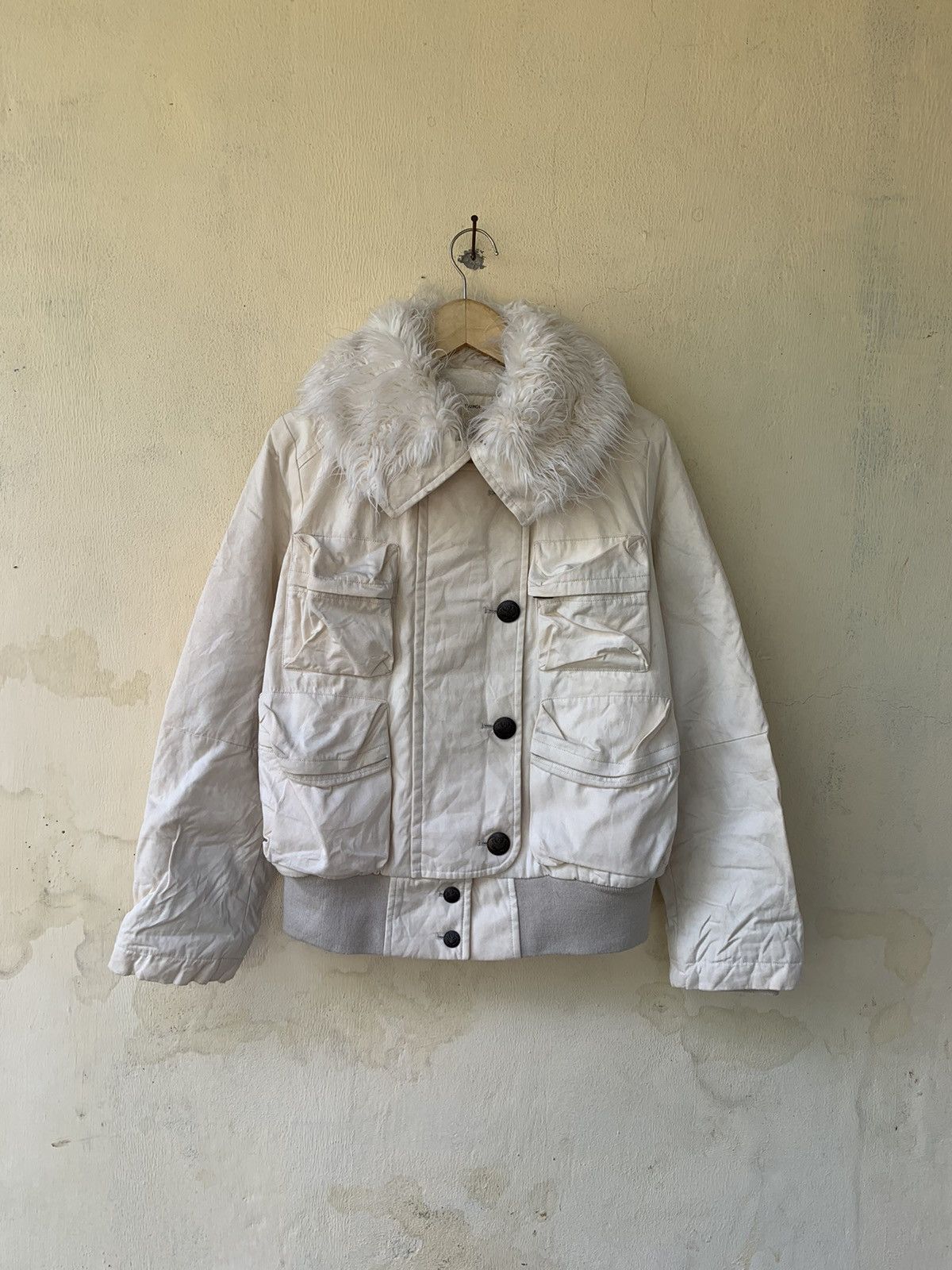 Issey Miyake × Japanese Brand × Tsumori Chisato Vintage Archive Tsumori Chisato Fur Utility Bomber Jacket Size M / US 6-8 / IT 42-44 - 1 Thumbnail