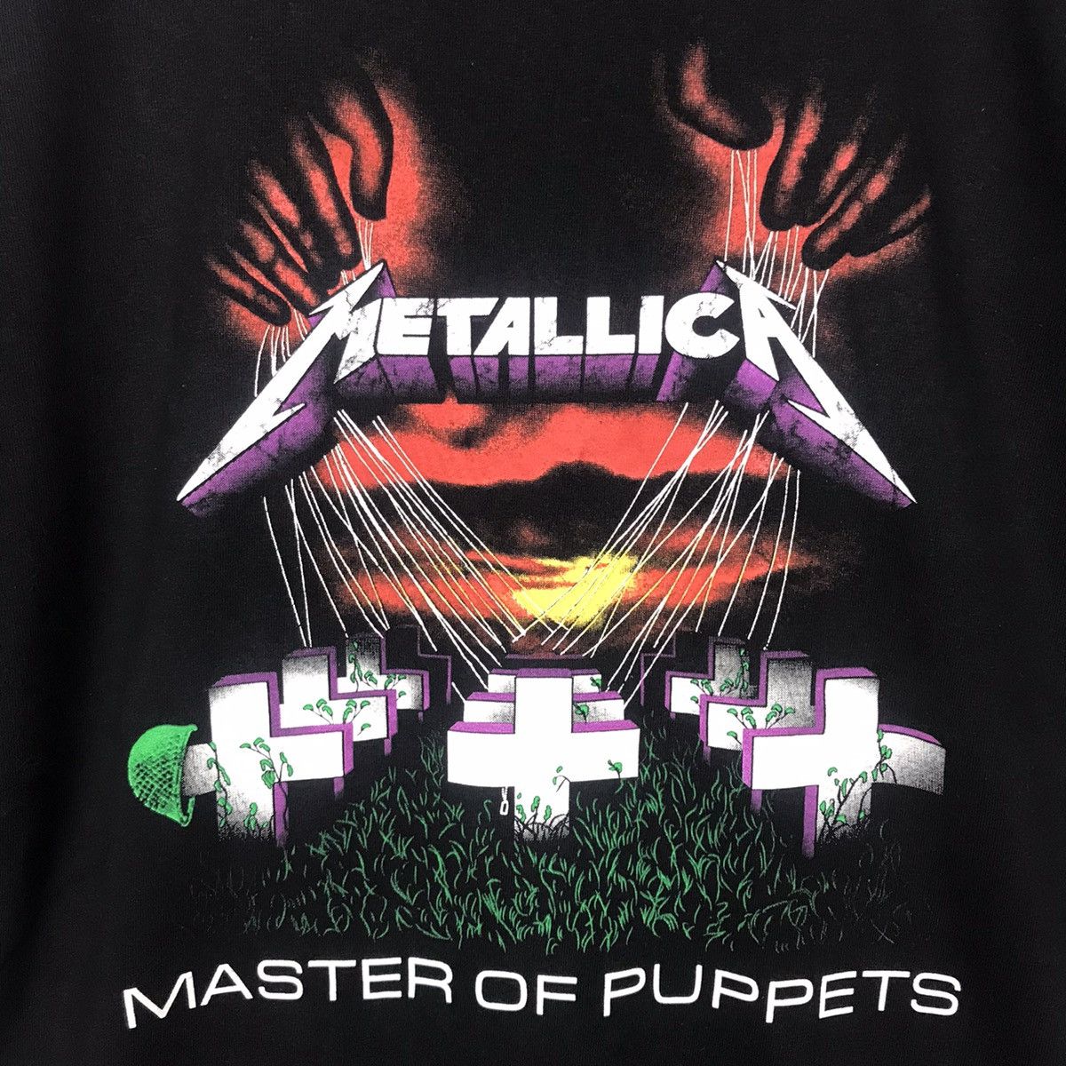 Band Tees Metallica “Master of puppets” Heavy Metal Band Promo Album Size US L / EU 52-54 / 3 - 4 Thumbnail