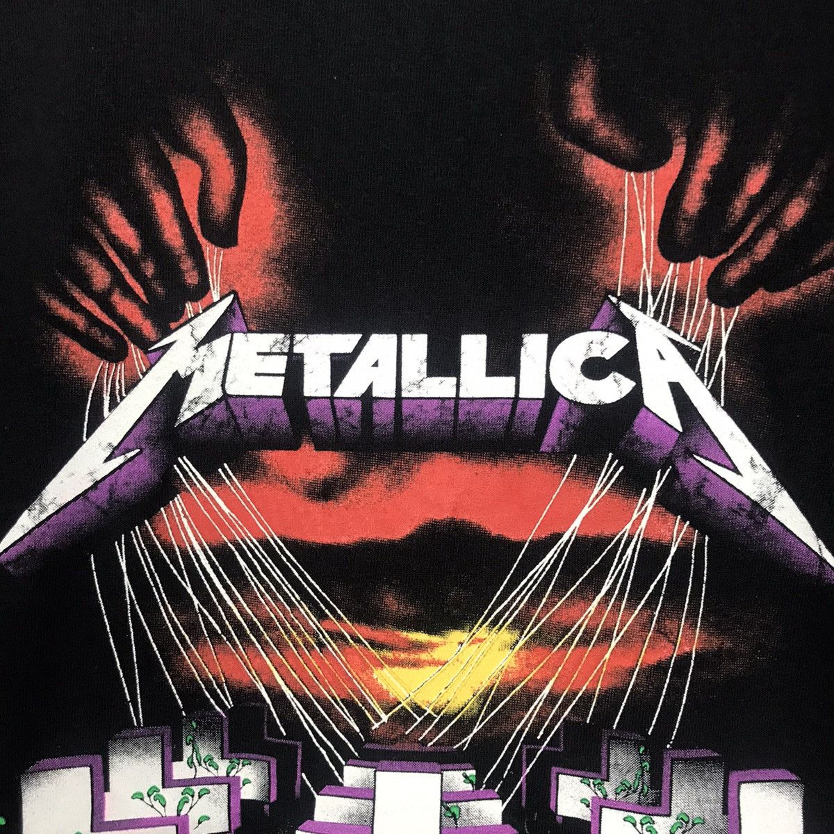 Band Tees Metallica “Master of puppets” Heavy Metal Band Promo Album Size US L / EU 52-54 / 3 - 5 Thumbnail