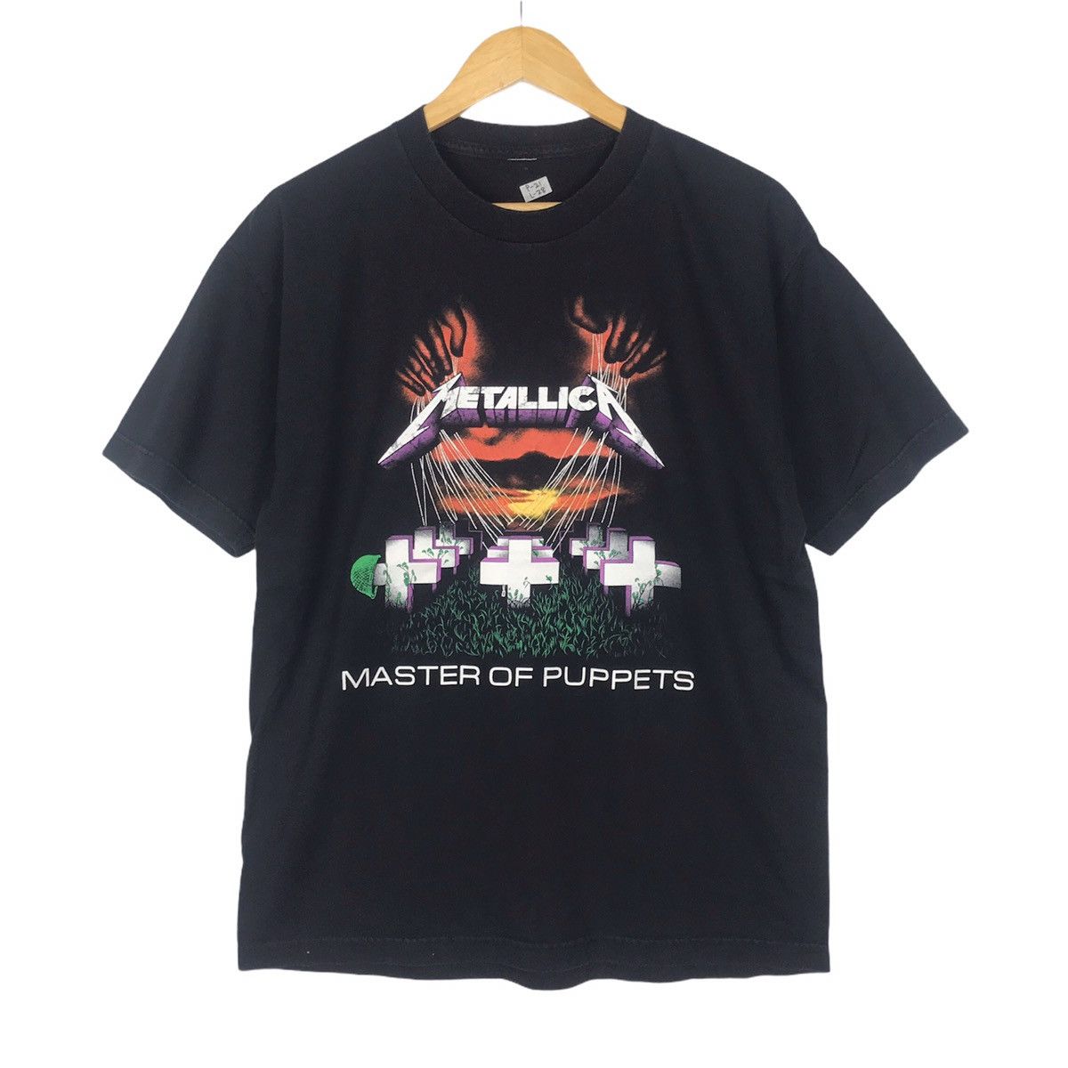 Band Tees Metallica “Master of puppets” Heavy Metal Band Promo Album Size US L / EU 52-54 / 3 - 1 Thumbnail