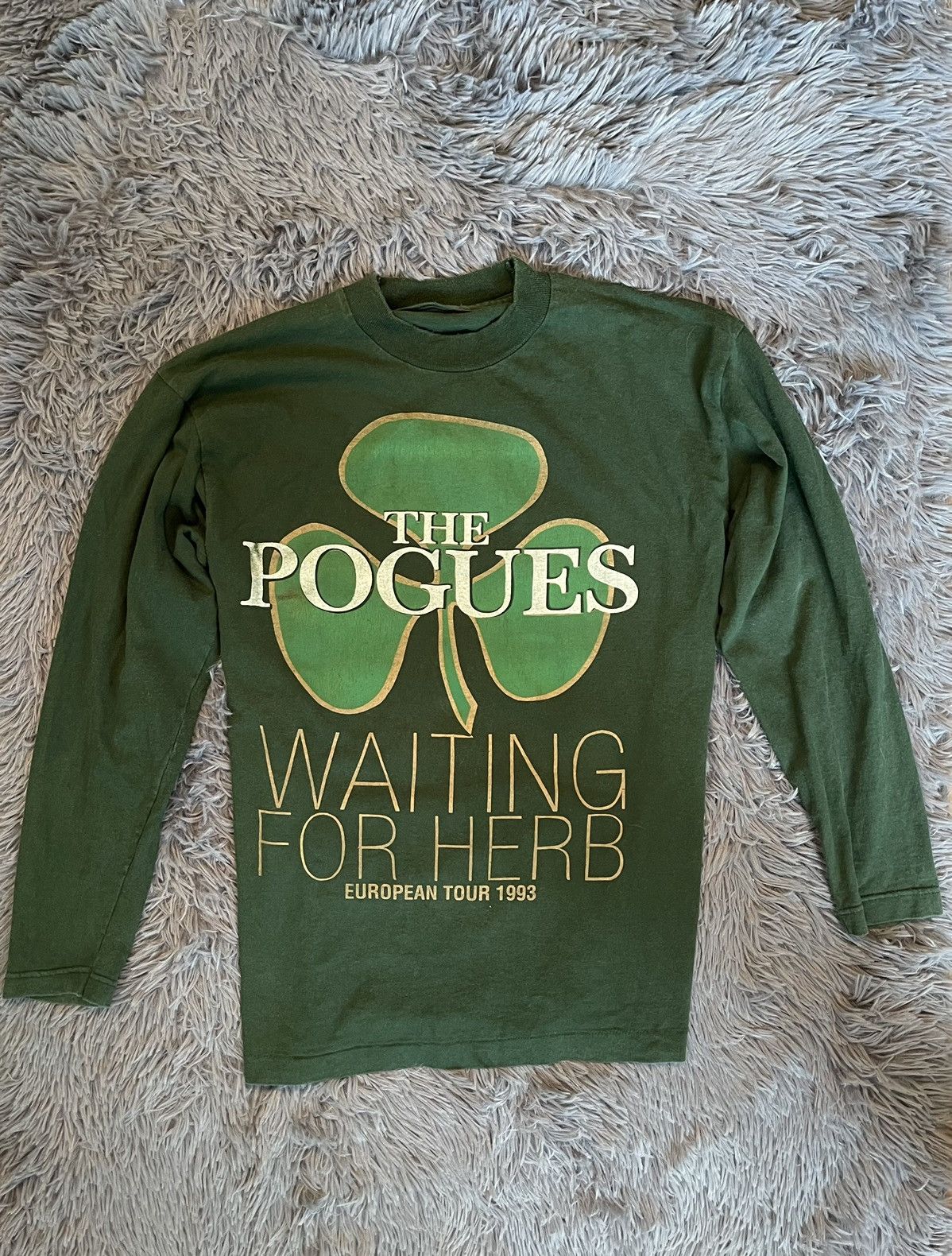 Band Tees × Vintage Pogues 1993 tour vintage Irish Folk longsleeve Size US M / EU 48-50 / 2 - 1 Thumbnail