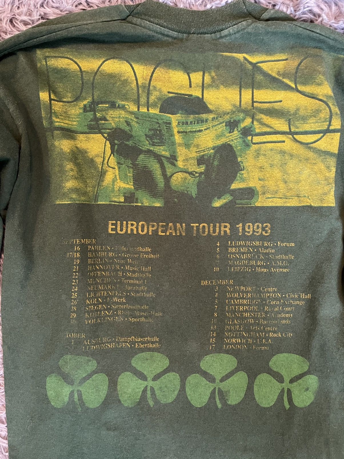 Band Tees × Vintage Pogues 1993 tour vintage Irish Folk longsleeve Size US M / EU 48-50 / 2 - 4 Thumbnail