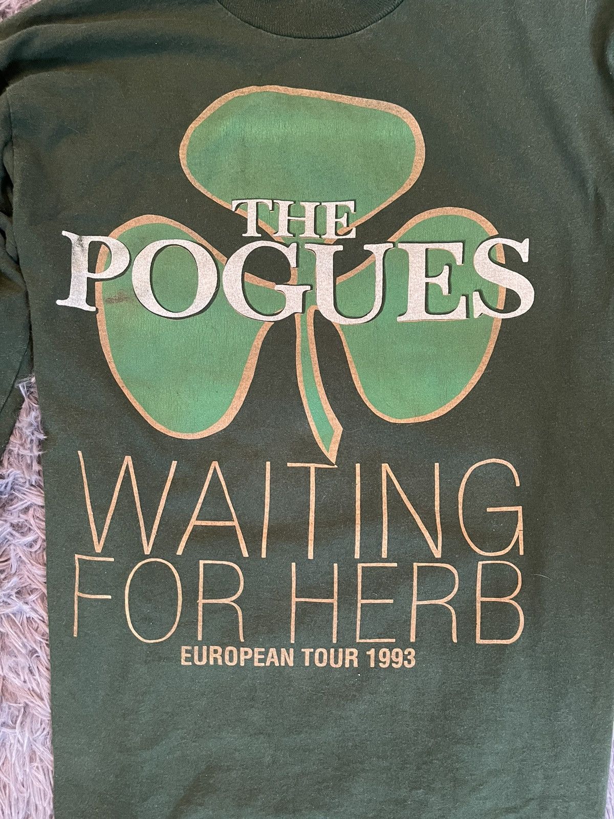 Band Tees × Vintage Pogues 1993 tour vintage Irish Folk longsleeve Size US M / EU 48-50 / 2 - 2 Thumbnail