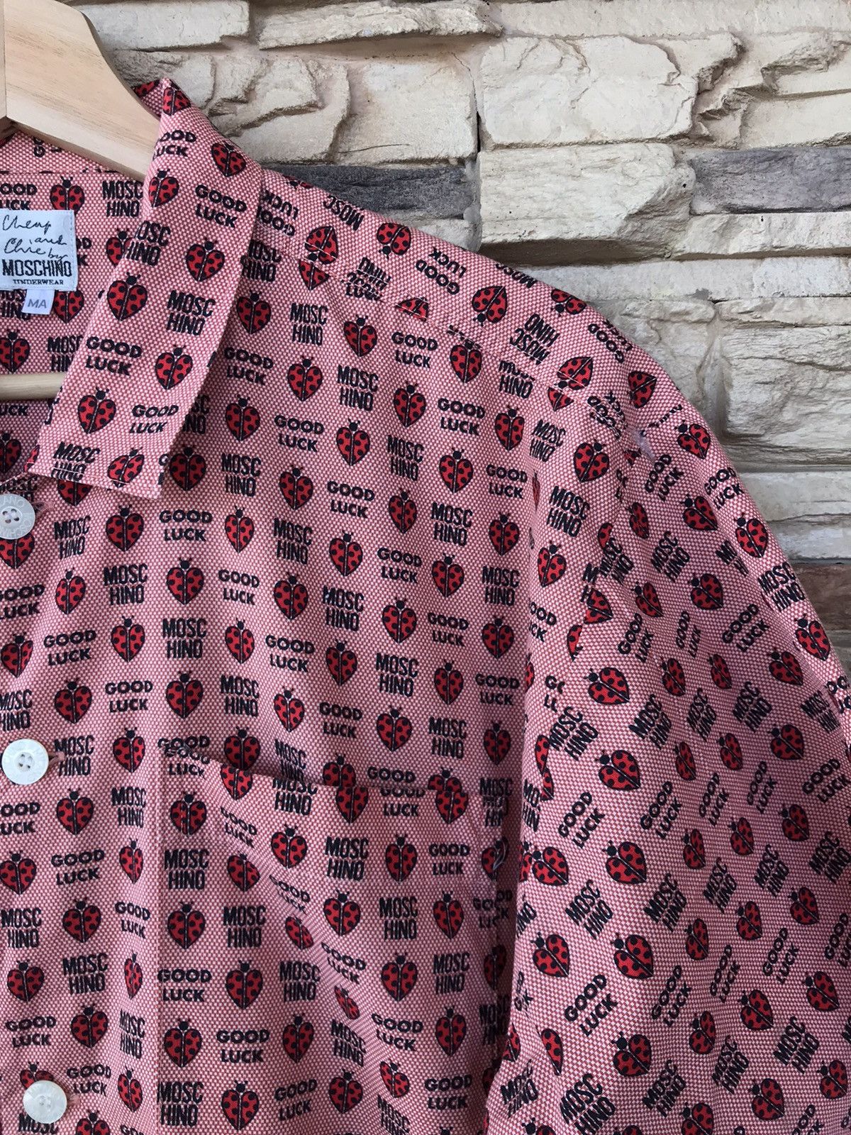 Moschino Vintage Cheap and Chic by Moschino Short Sleeve Shirt Size US L / EU 52-54 / 3 - 7 Thumbnail