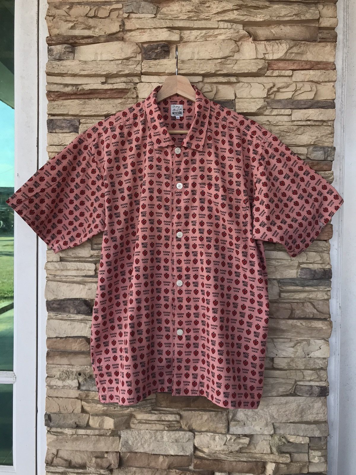 Moschino Vintage Cheap and Chic by Moschino Short Sleeve Shirt Size US L / EU 52-54 / 3 - 1 Thumbnail