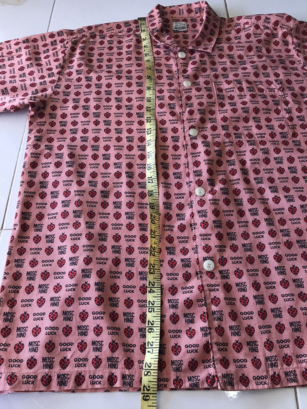Moschino Vintage Cheap and Chic by Moschino Short Sleeve Shirt Size US L / EU 52-54 / 3 - 9 Thumbnail