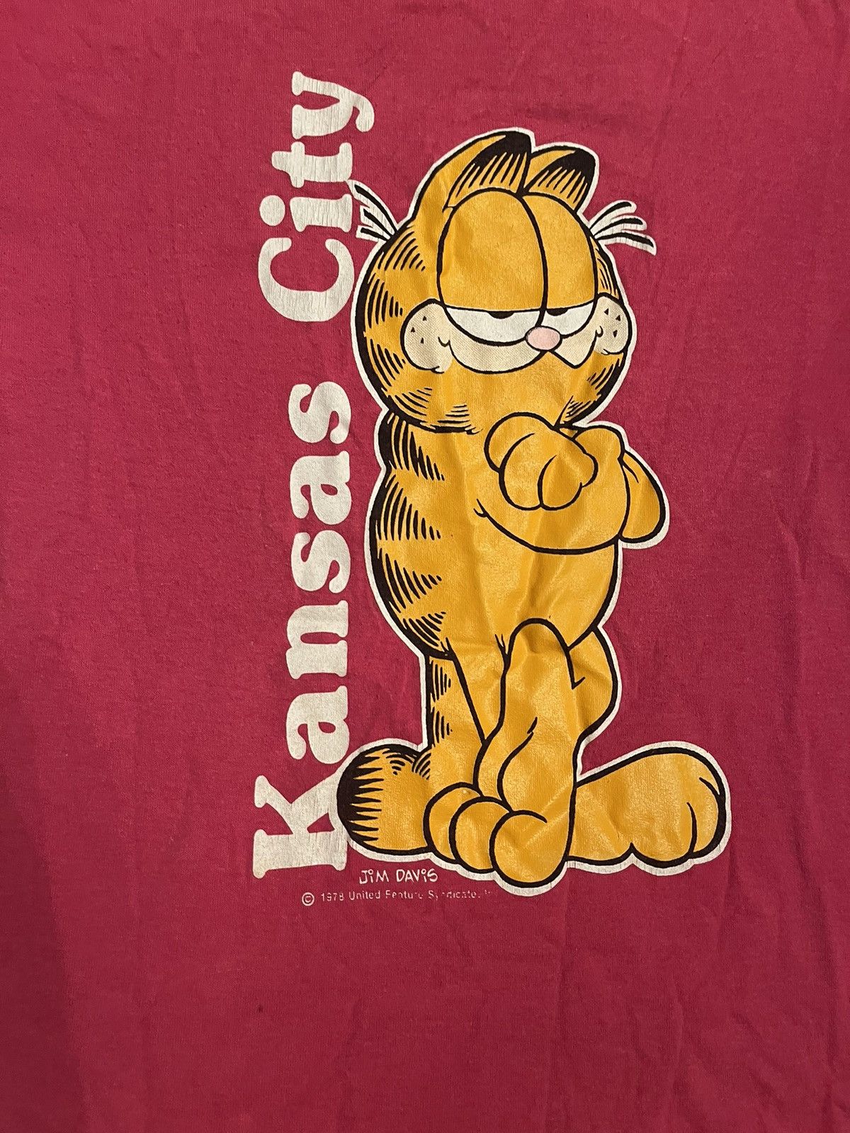 Cartoon Network × Vintage Garfield 1978 vintage made in USA Kansas city t-shirt Size US M / EU 48-50 / 2 - 2 Thumbnail