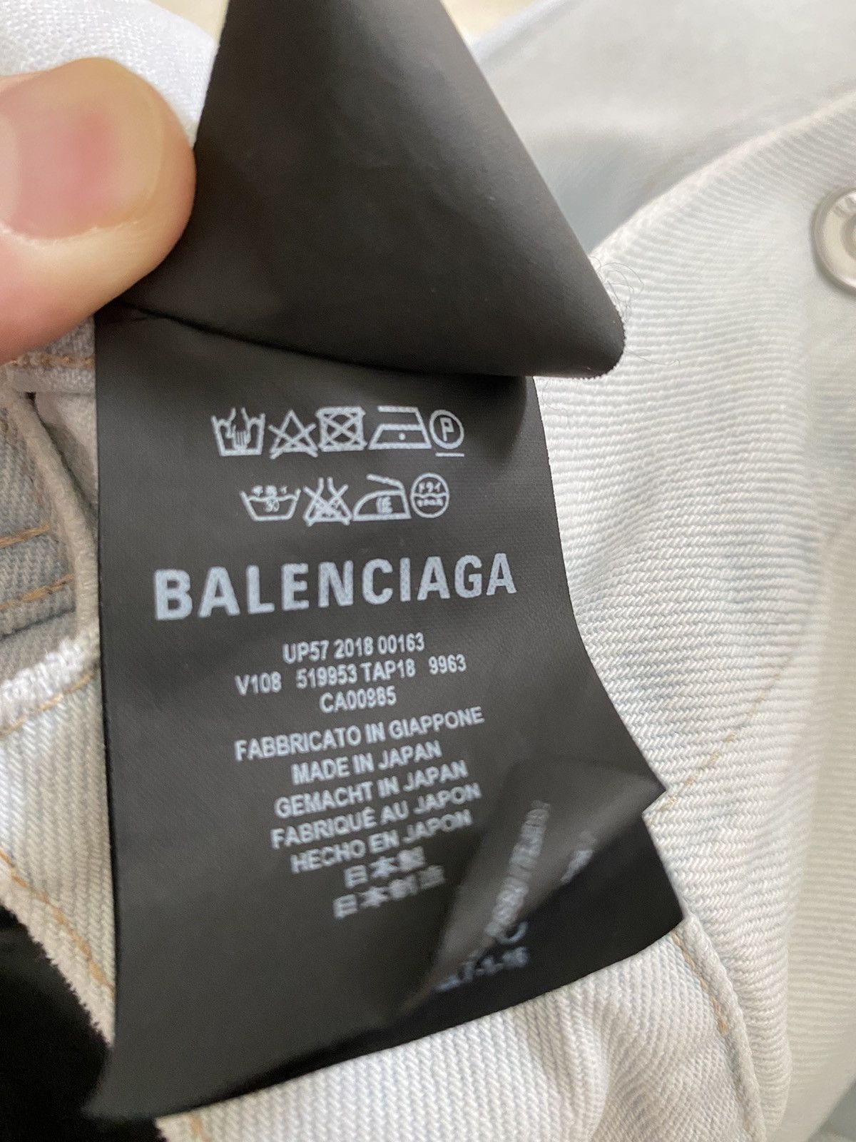 Balenciaga Balenciaga Logo Denim Jacket Size US M / EU 48-50 / 2 - 8 Thumbnail