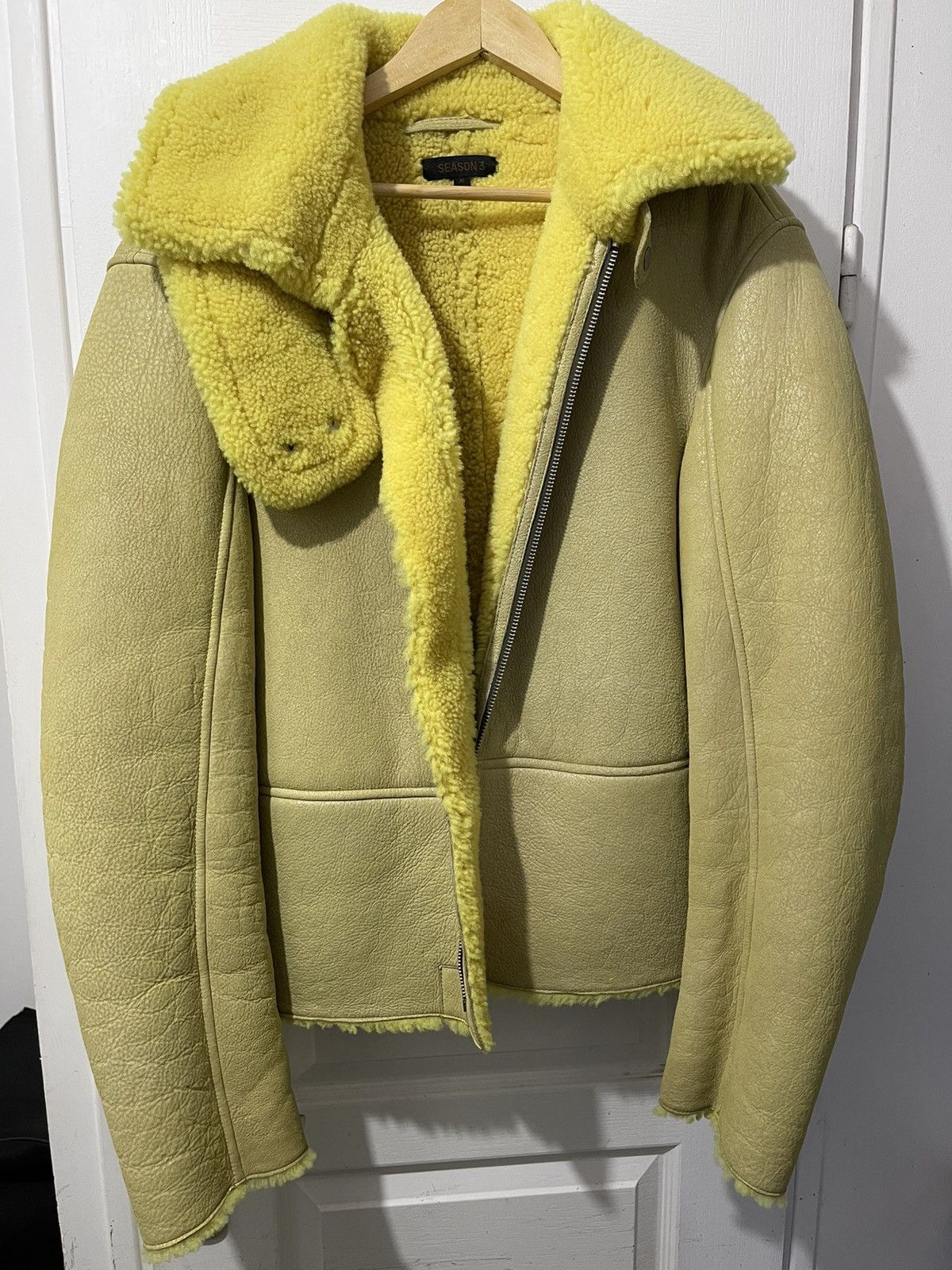 Yeezy Yeezy Season 3 shearling jacket | Grailed