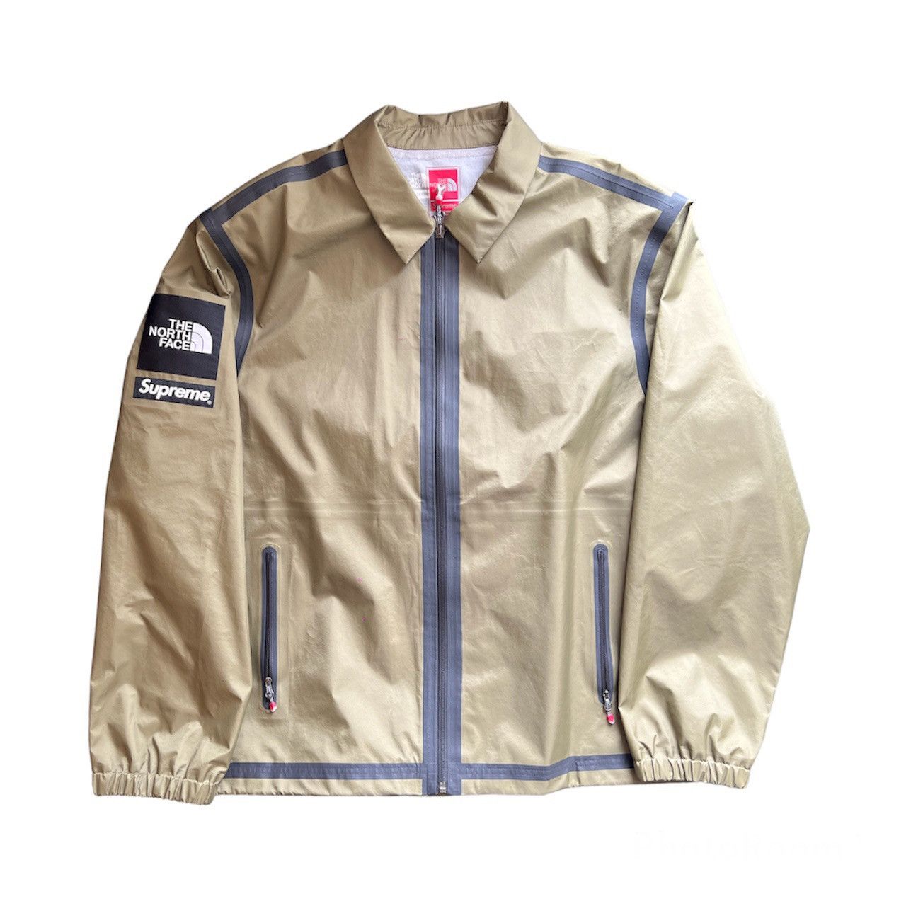 ジャケット/アウターOuter Tape Seam Coaches Jacket Olive Xl ...