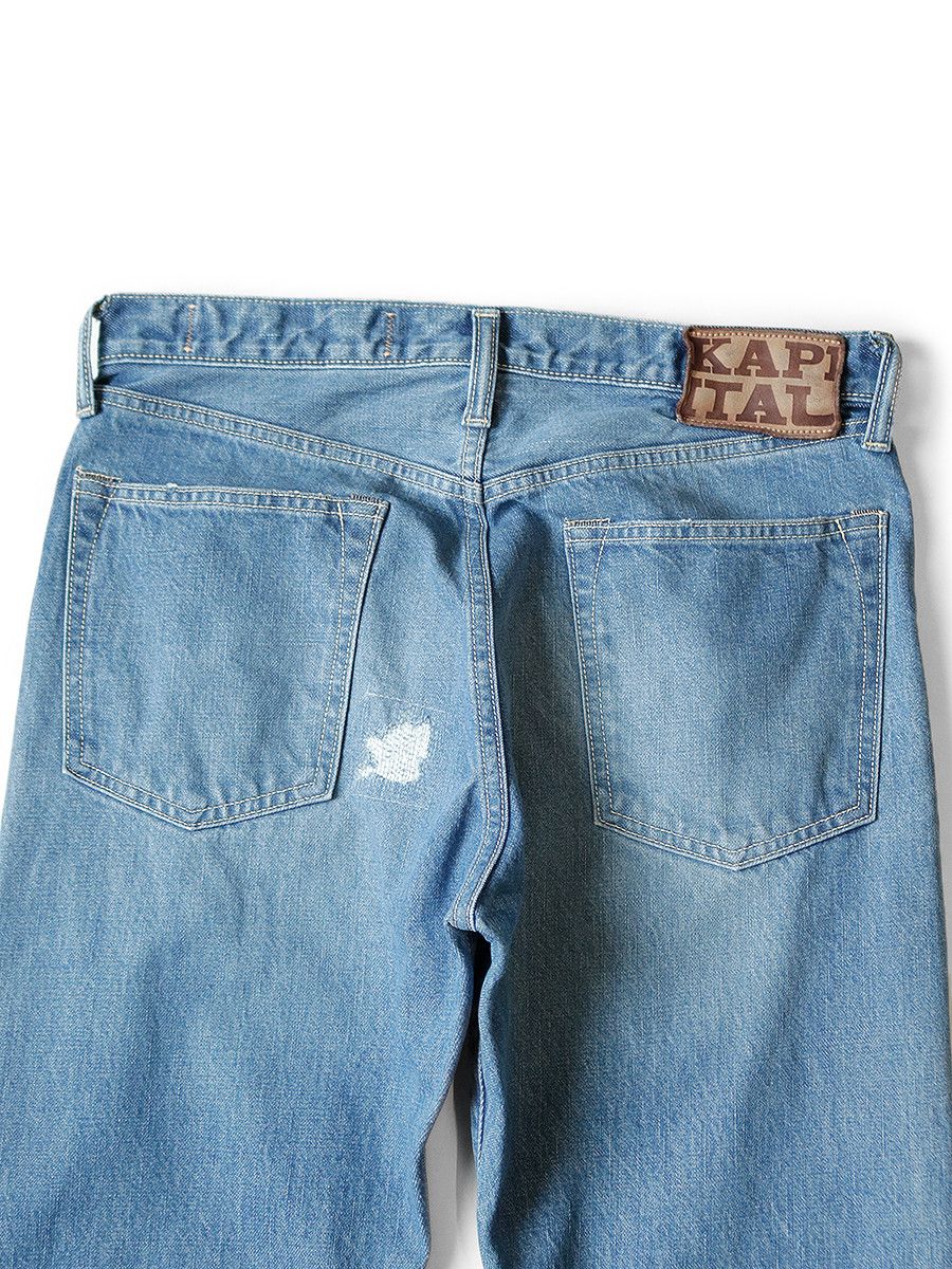 Kapital Kapital 14oz Denim 5P Monkey CISCO pants deans Size US 32 / EU 48 - 7 Thumbnail