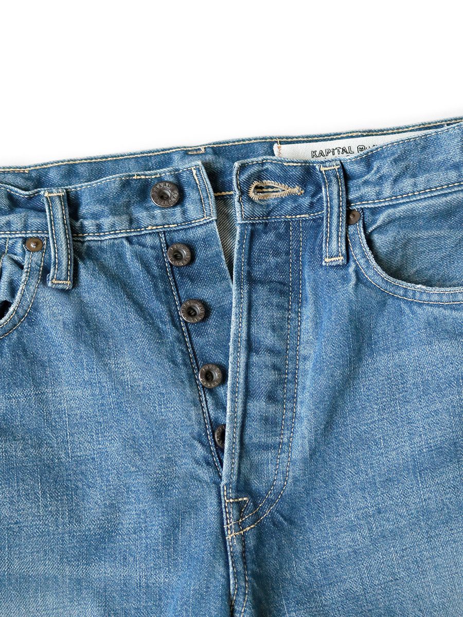 Kapital Kapital 14oz Denim 5P Monkey CISCO pants deans Size US 32 / EU 48 - 5 Thumbnail