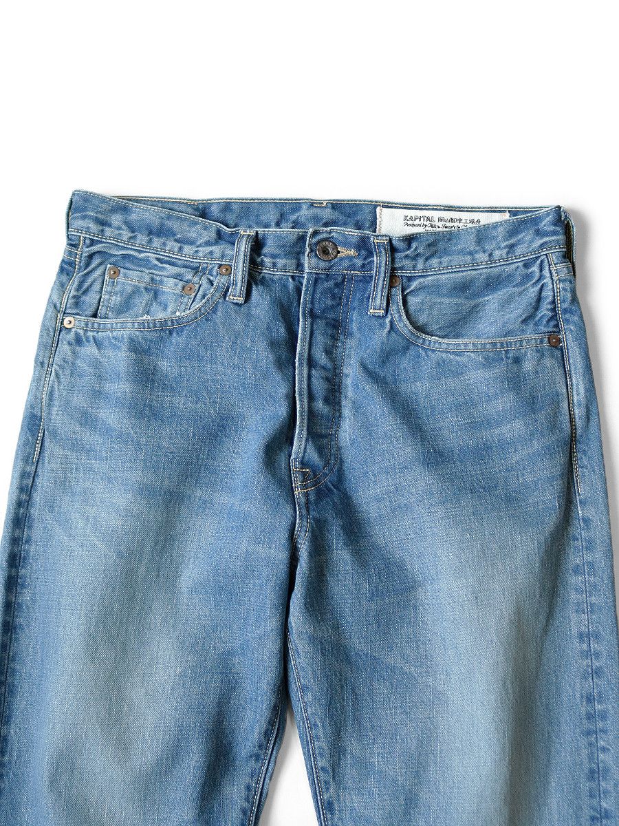 Kapital Kapital 14oz Denim 5P Monkey CISCO pants deans Size US 32 / EU 48 - 3 Thumbnail