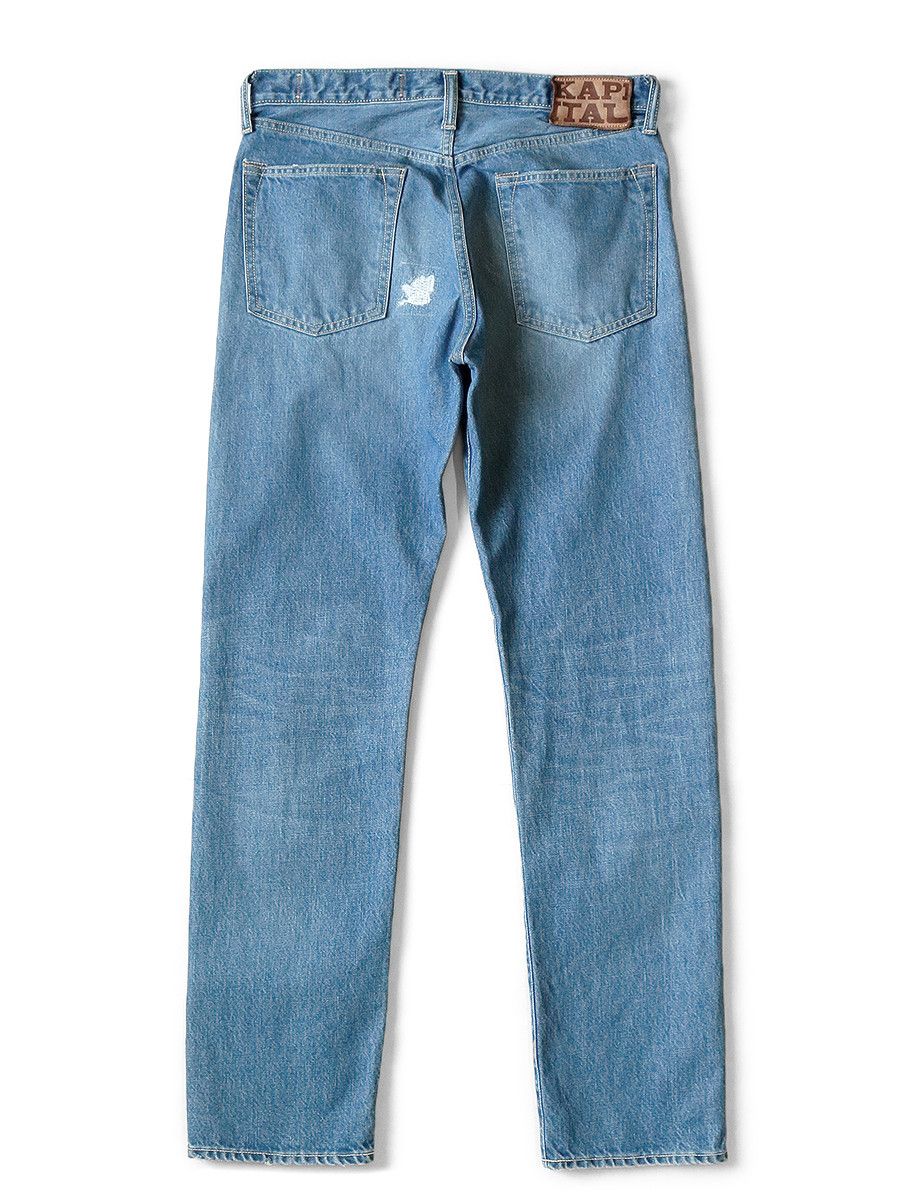 Kapital Kapital 14oz Denim 5P Monkey CISCO pants deans Size US 32 / EU 48 - 2 Thumbnail