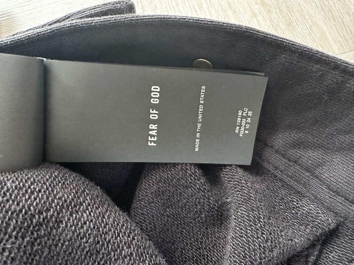 Fear of God FEAR OF GOD FLEECE TRUCKER JACKET - BLACK Size US M / EU 48-50 / 2 - 12 Thumbnail