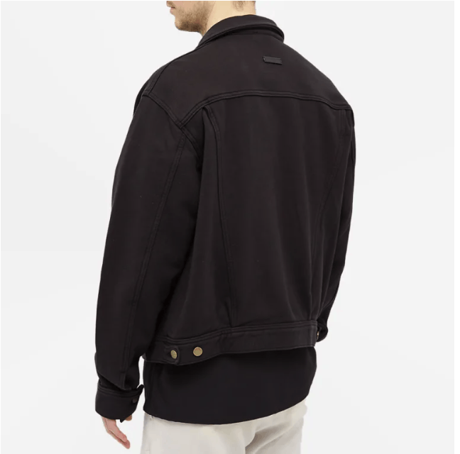 Fear of God FEAR OF GOD FLEECE TRUCKER JACKET - BLACK Size US M / EU 48-50 / 2 - 6 Thumbnail