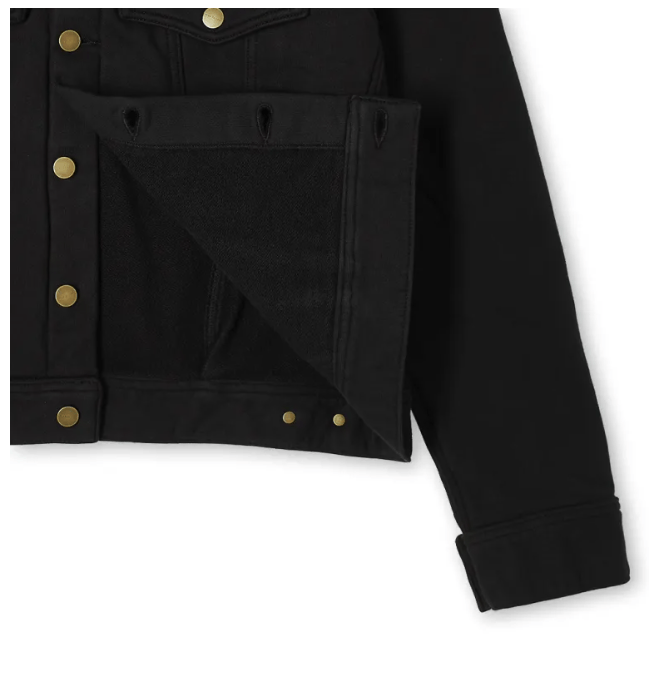 Fear of God FEAR OF GOD FLEECE TRUCKER JACKET - BLACK Size US M / EU 48-50 / 2 - 2 Thumbnail