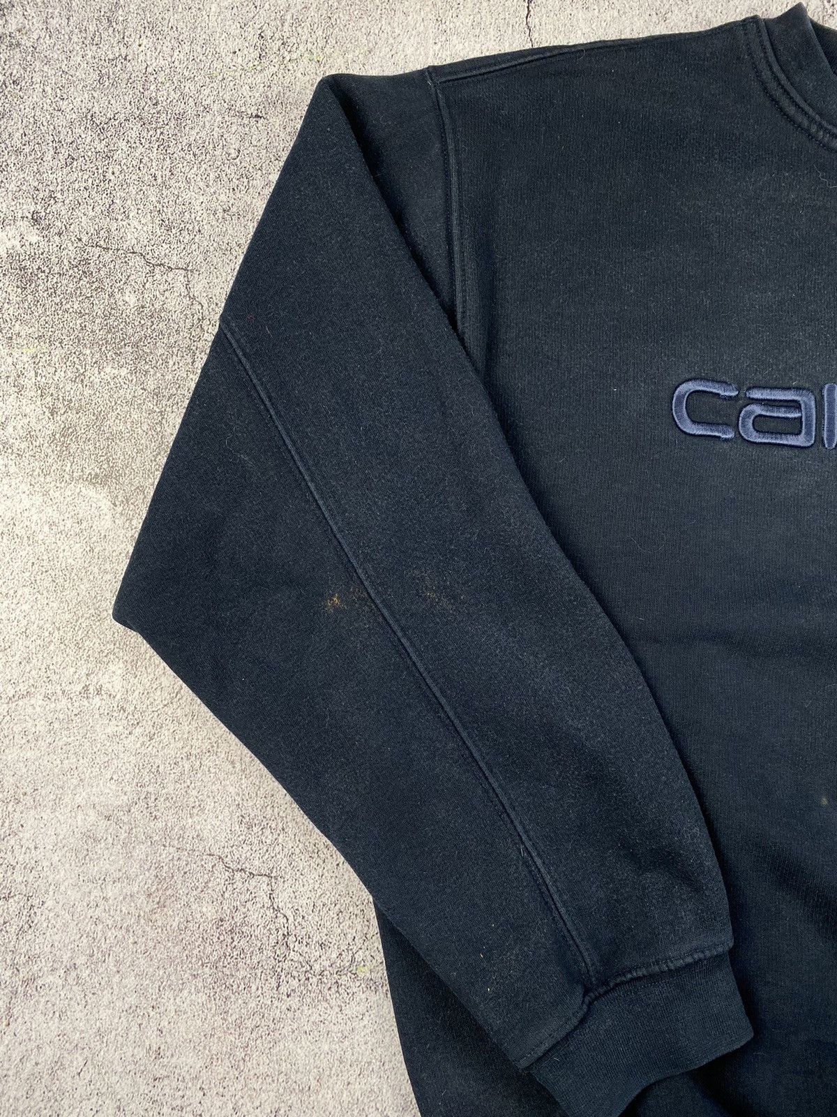 Carhartt Vintage 90s Carhartt Embroidered Spell Out Logo sweatshirt Size US L / EU 52-54 / 3 - 6 Thumbnail