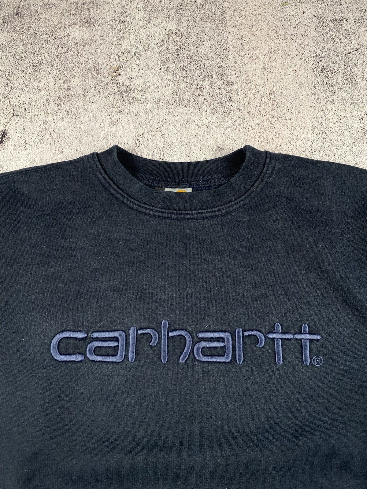 Carhartt Vintage 90s Carhartt Embroidered Spell Out Logo sweatshirt Size US L / EU 52-54 / 3 - 5 Thumbnail