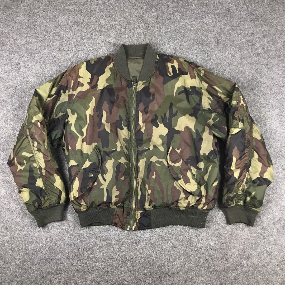 Japanese Brand 🔥Very Rare design Bomber jacket Inspired By Army🔥 Size US XL / EU 56 / 4 - 1 Thumbnail