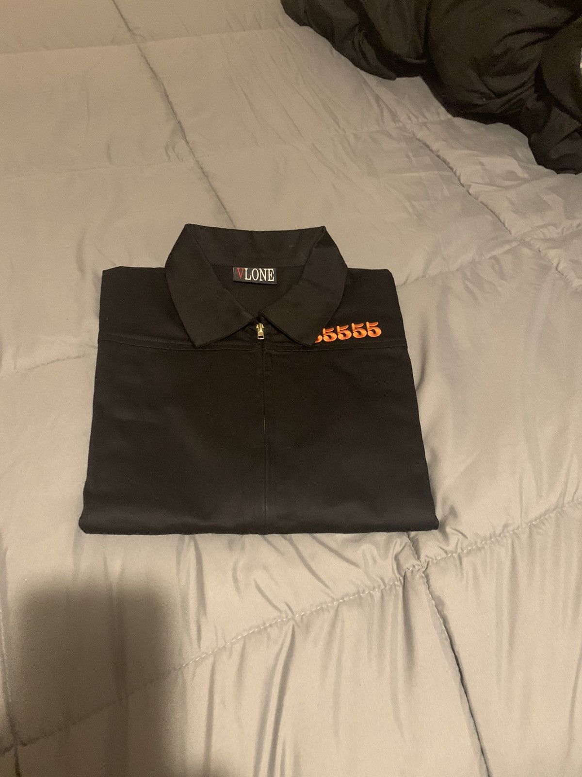 Grailed Vlone Jail Jacket 55555 VLONE JAIL JACKET “555555” Size Large