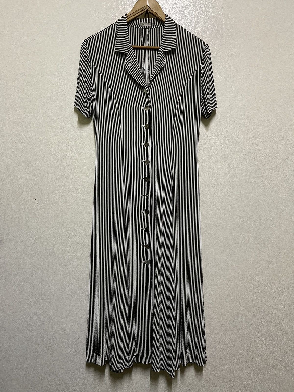 Japanese Brand × Y's × Yohji Yamamoto Iwish Dress Stripes by Yohji Yamamoto Size M / US 6-8 / IT 42-44 - 1 Thumbnail