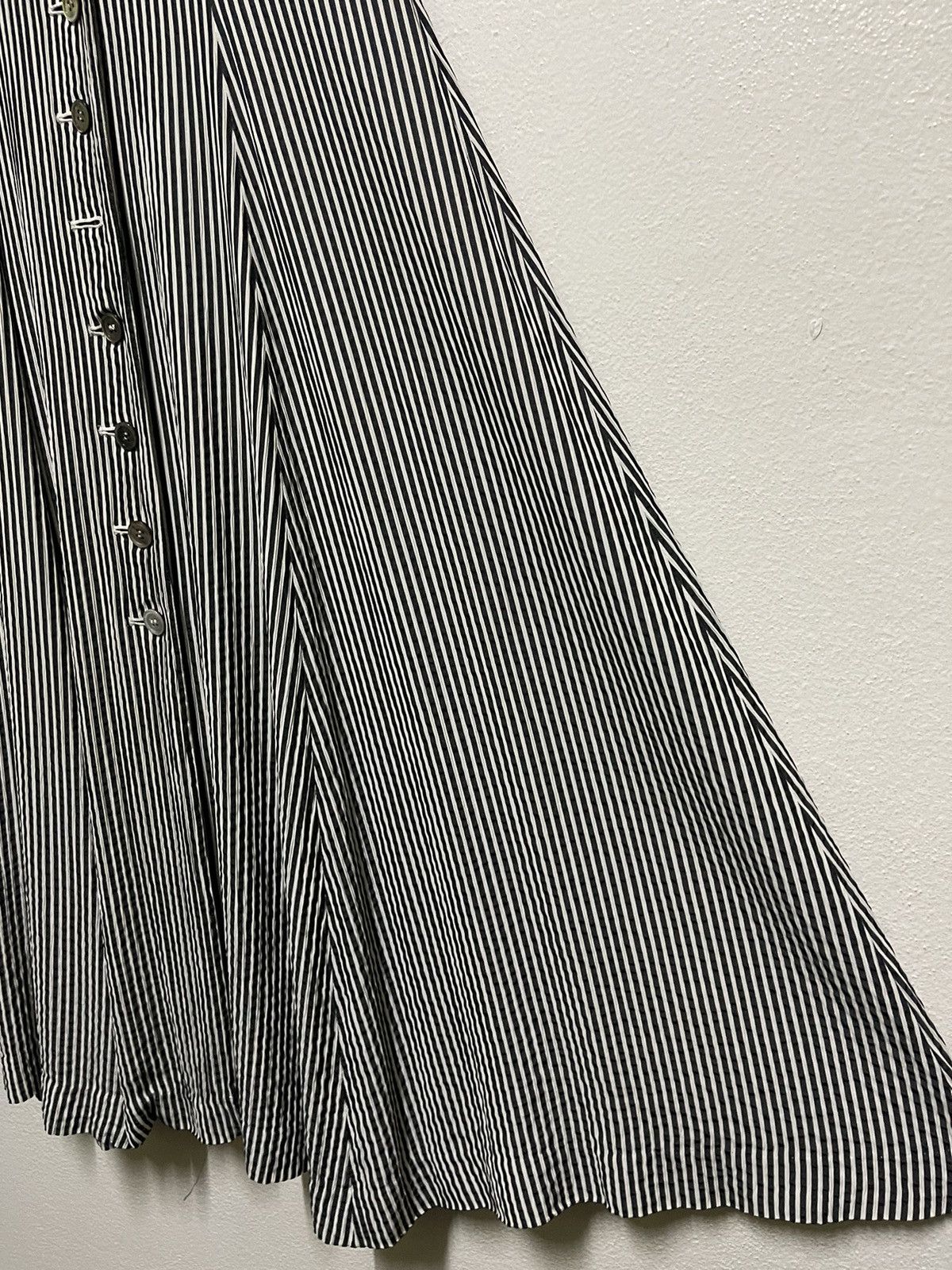 Japanese Brand × Y's × Yohji Yamamoto Iwish Dress Stripes by Yohji Yamamoto Size M / US 6-8 / IT 42-44 - 8 Thumbnail