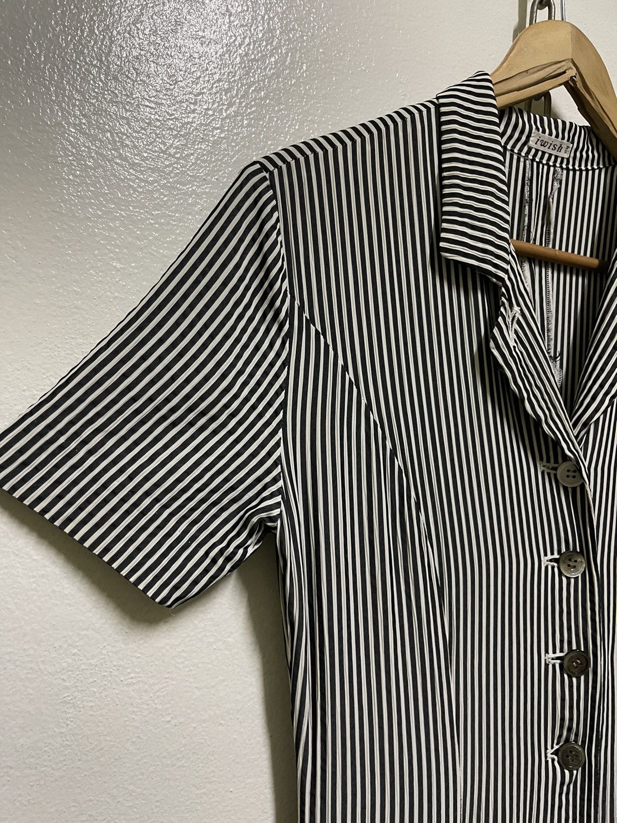 Japanese Brand × Y's × Yohji Yamamoto Iwish Dress Stripes by Yohji Yamamoto Size M / US 6-8 / IT 42-44 - 2 Thumbnail