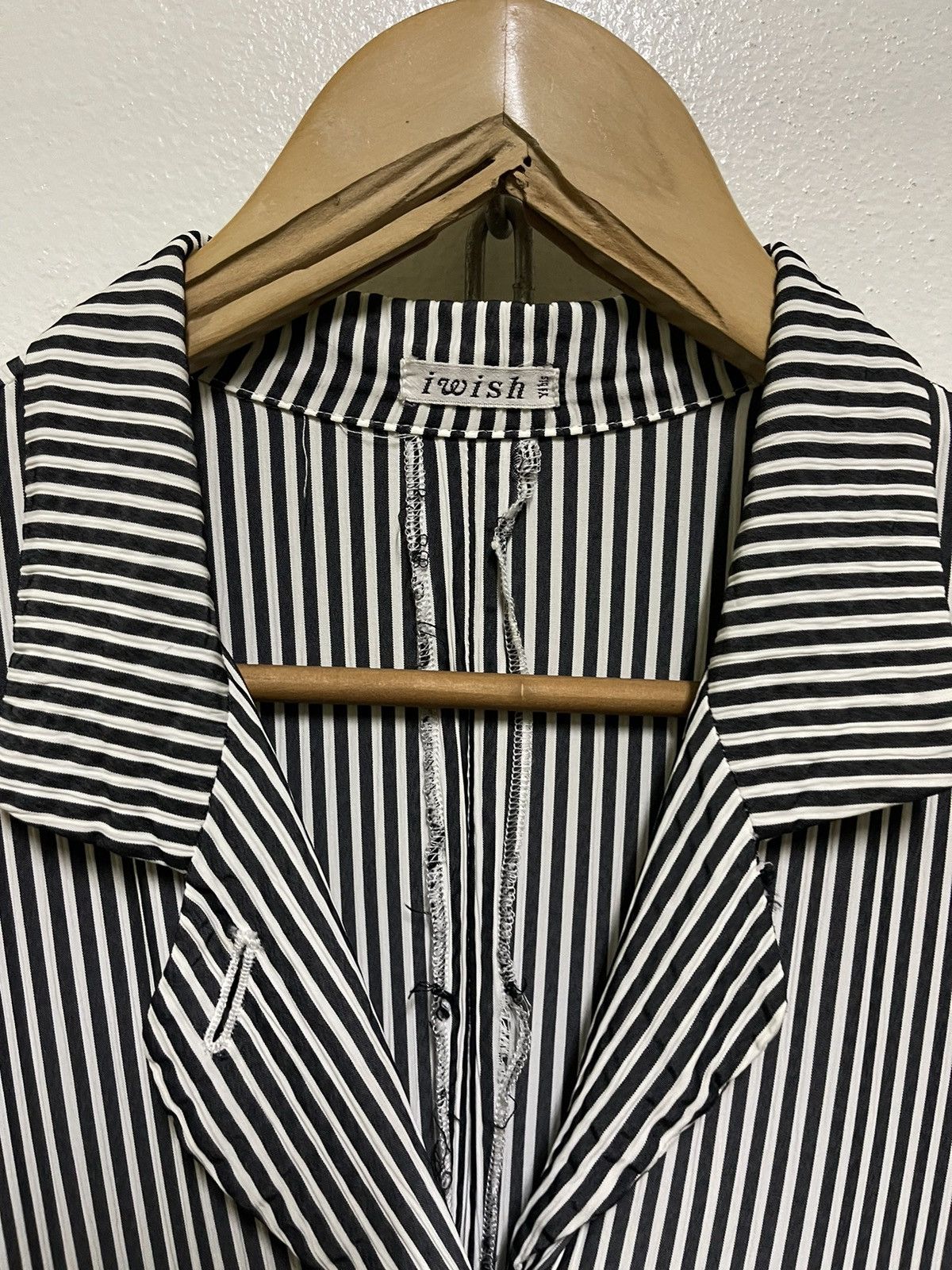 Japanese Brand × Y's × Yohji Yamamoto Iwish Dress Stripes by Yohji Yamamoto Size M / US 6-8 / IT 42-44 - 6 Thumbnail