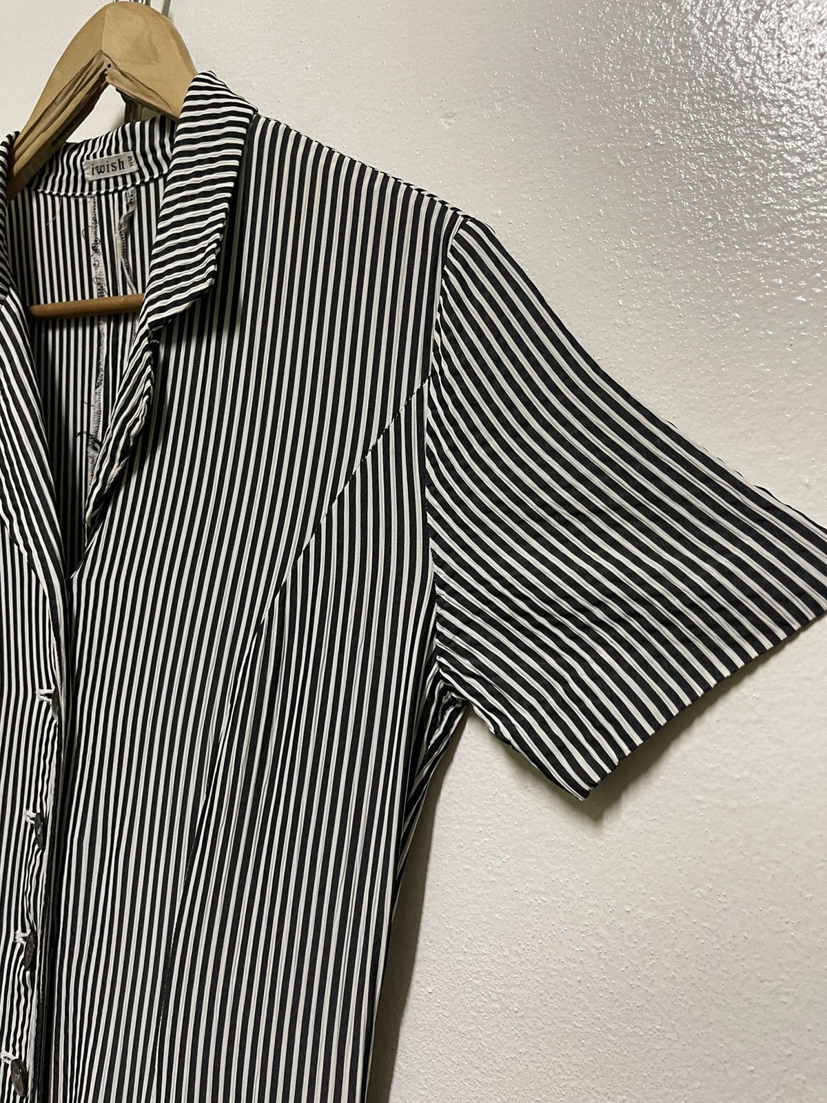 Japanese Brand × Y's × Yohji Yamamoto Iwish Dress Stripes by Yohji Yamamoto Size M / US 6-8 / IT 42-44 - 7 Thumbnail
