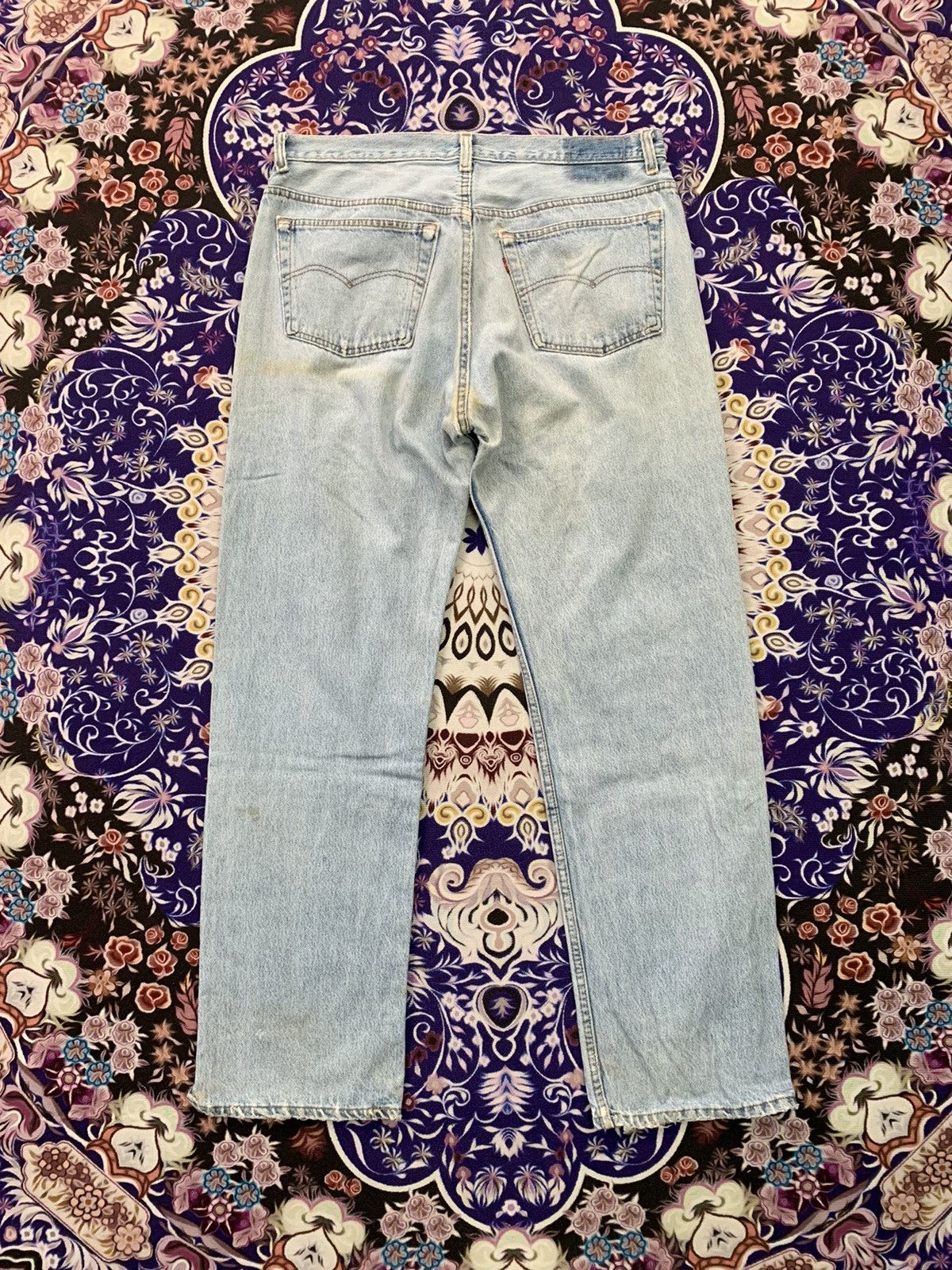 Levi's Vintage Levis 501 Faded Distressed Denim Size US 36 / EU 52 - 8 Thumbnail