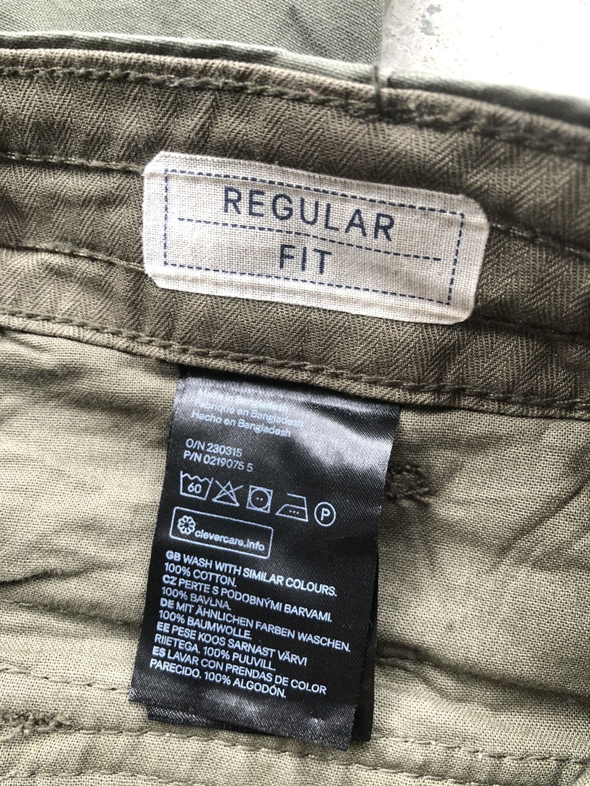 L.O.G.G. LOGG x H&M cargo pants tactical green army Size US 30 / EU 46 - 10 Thumbnail