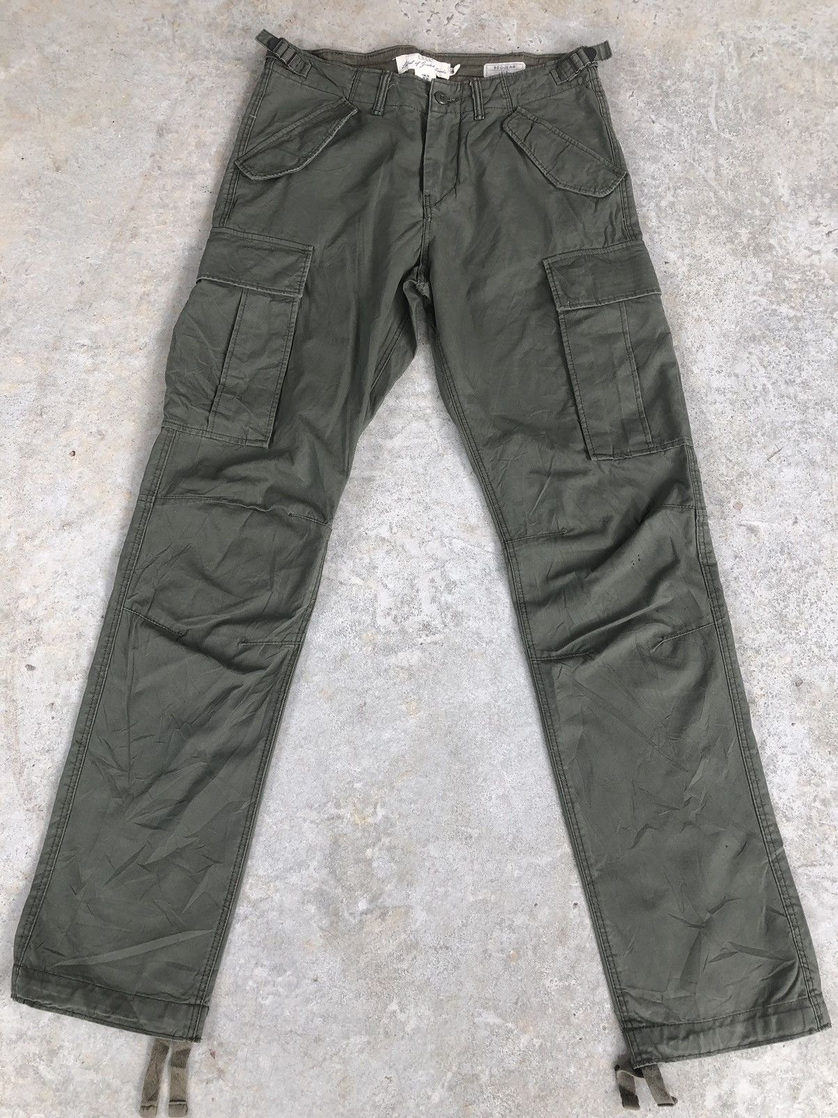 L.O.G.G. LOGG x H&M cargo pants tactical green army Size US 30 / EU 46 - 1 Thumbnail