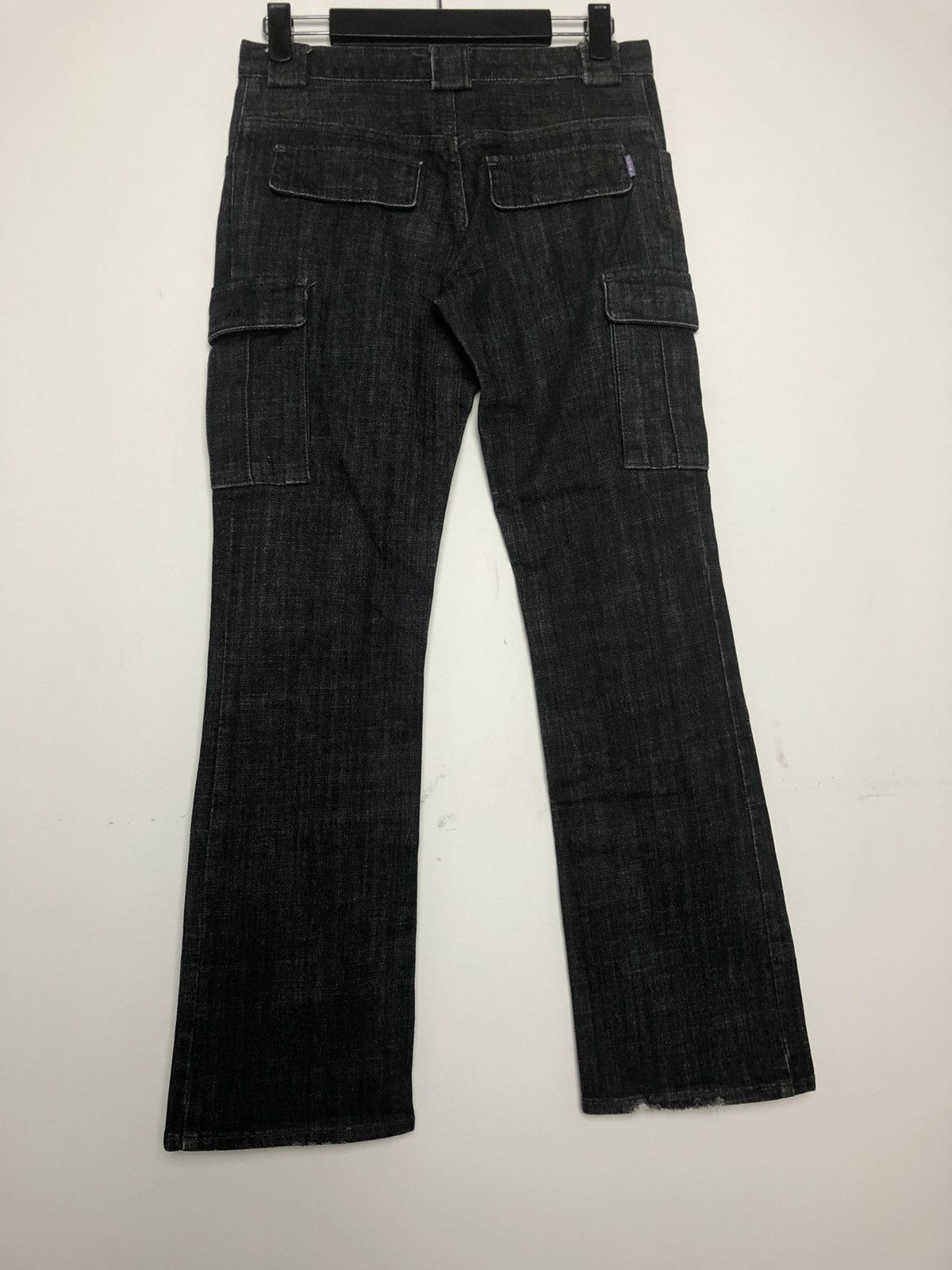 If Six Was Nine Japanese X-Girl Flared Jeans Cargo Denim Size US 30 / EU 46 - 2 Thumbnail