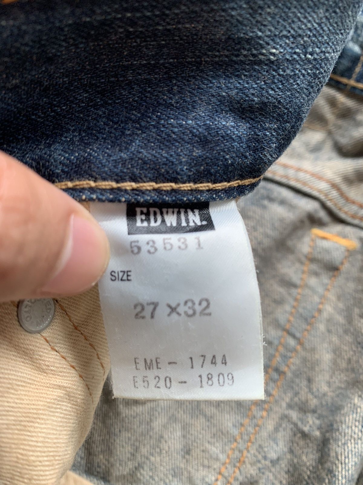 Edwin Japan Vintage Edwin Wide Leg Distressed Denim Size US 30 / EU 46 - 7 Thumbnail