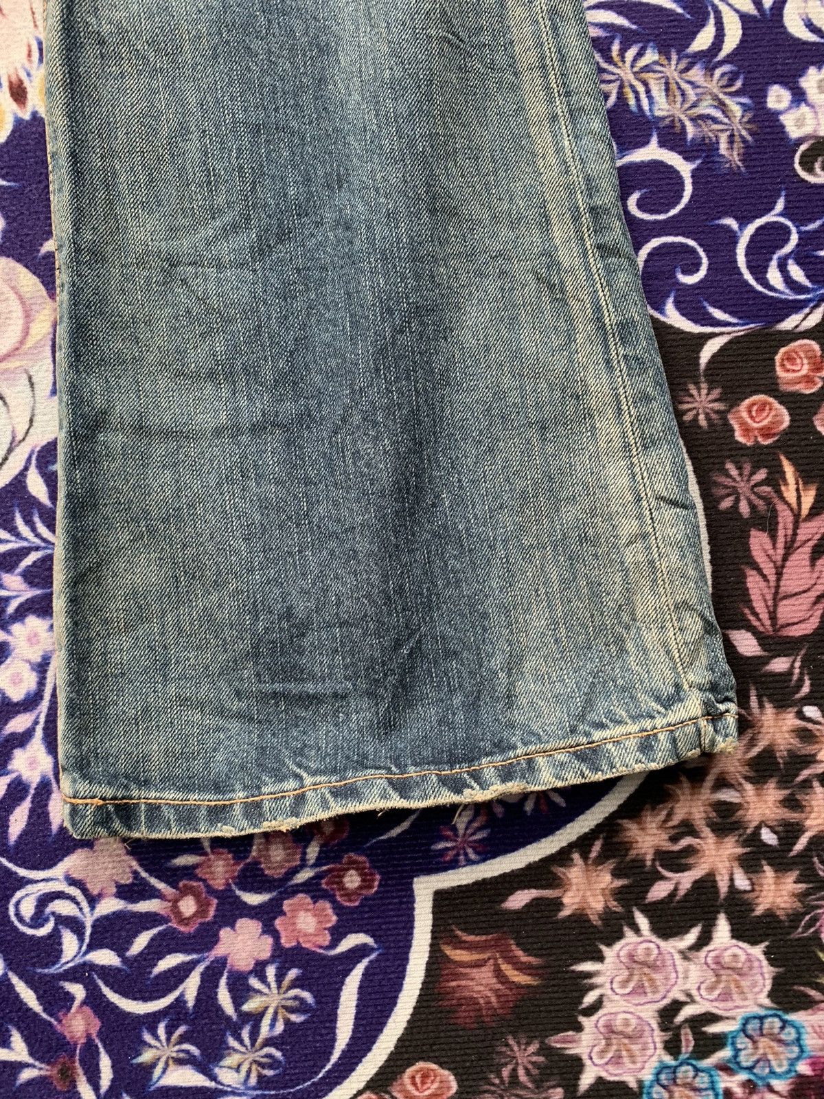 Edwin Japan Vintage Edwin Wide Leg Distressed Denim Size US 30 / EU 46 - 3 Thumbnail