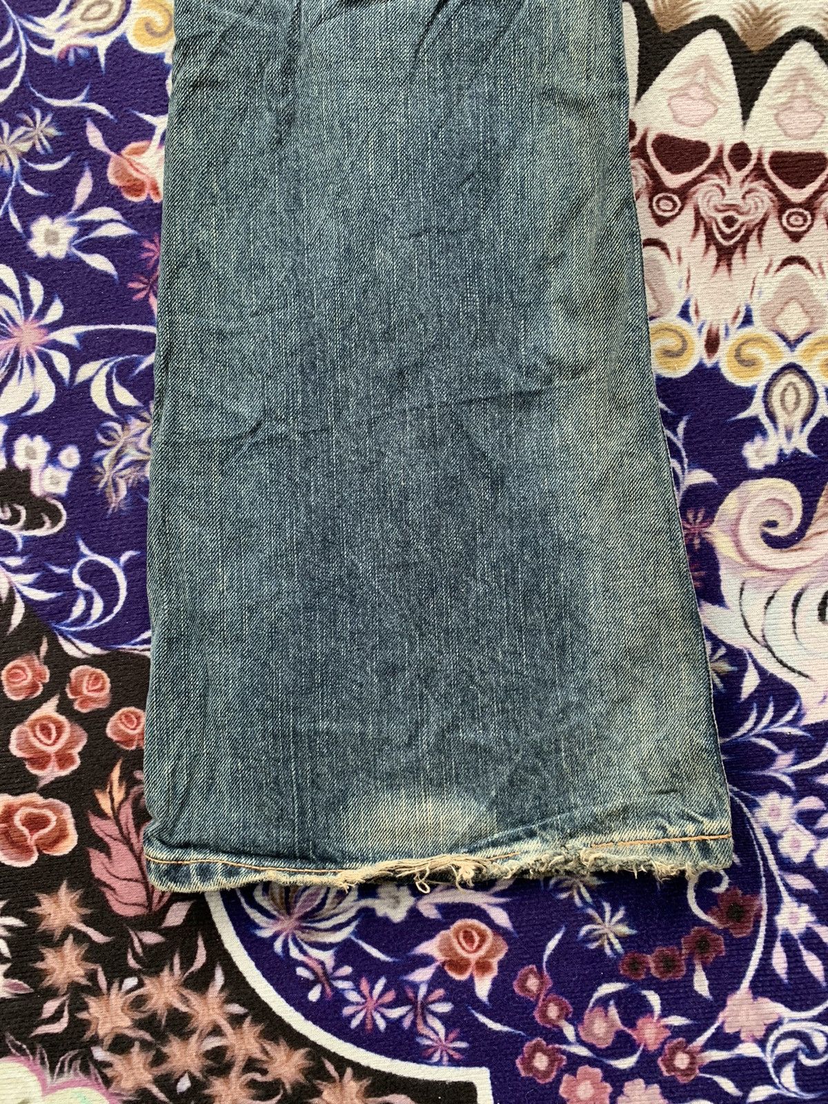 Edwin Japan Vintage Edwin Wide Leg Distressed Denim Size US 30 / EU 46 - 11 Thumbnail
