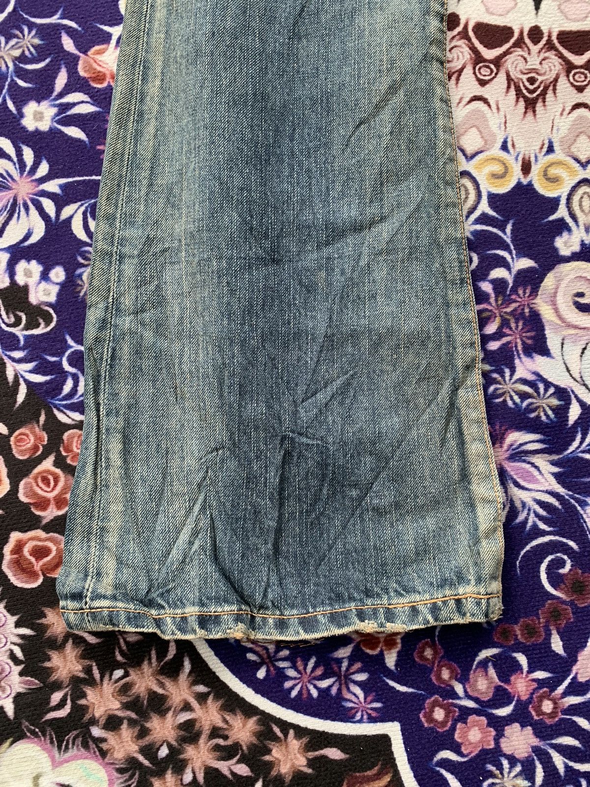 Edwin Japan Vintage Edwin Wide Leg Distressed Denim Size US 30 / EU 46 - 4 Thumbnail