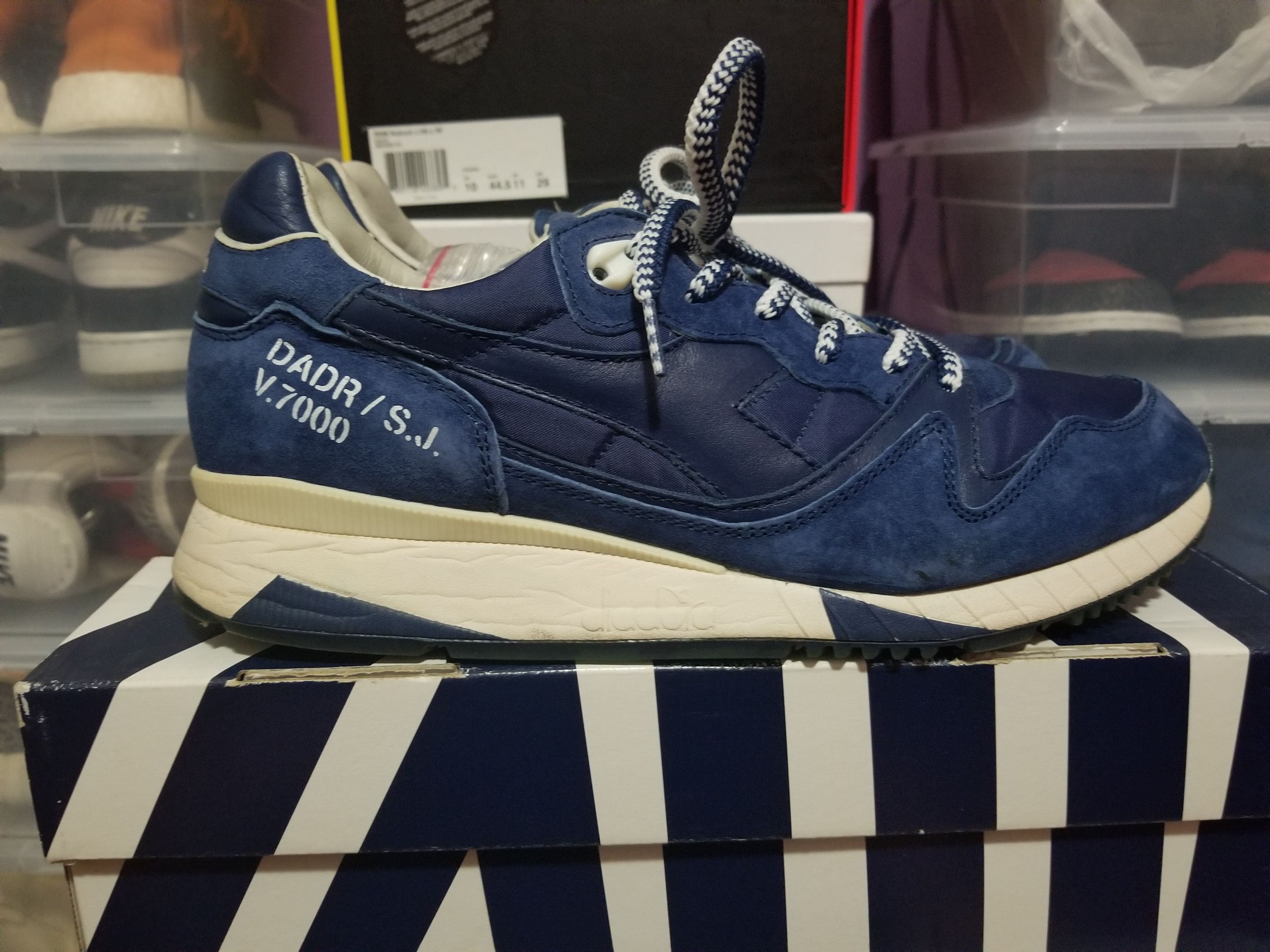 Diadora × Kith × Slam Jam Diadora V7000 YVAN | Grailed