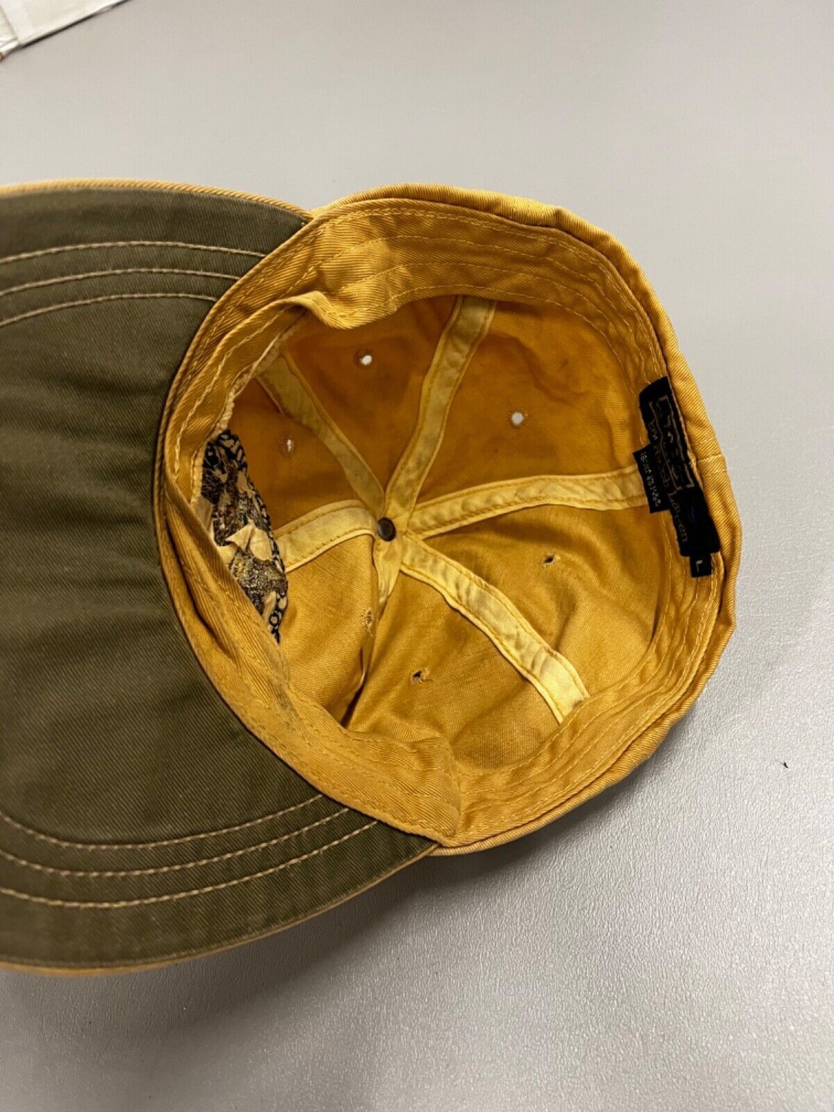 Polo Ralph Lauren Vintage Polo Ralph Lauren Sportsman Long Bill Fitted Hat Size 36 - 12 Thumbnail