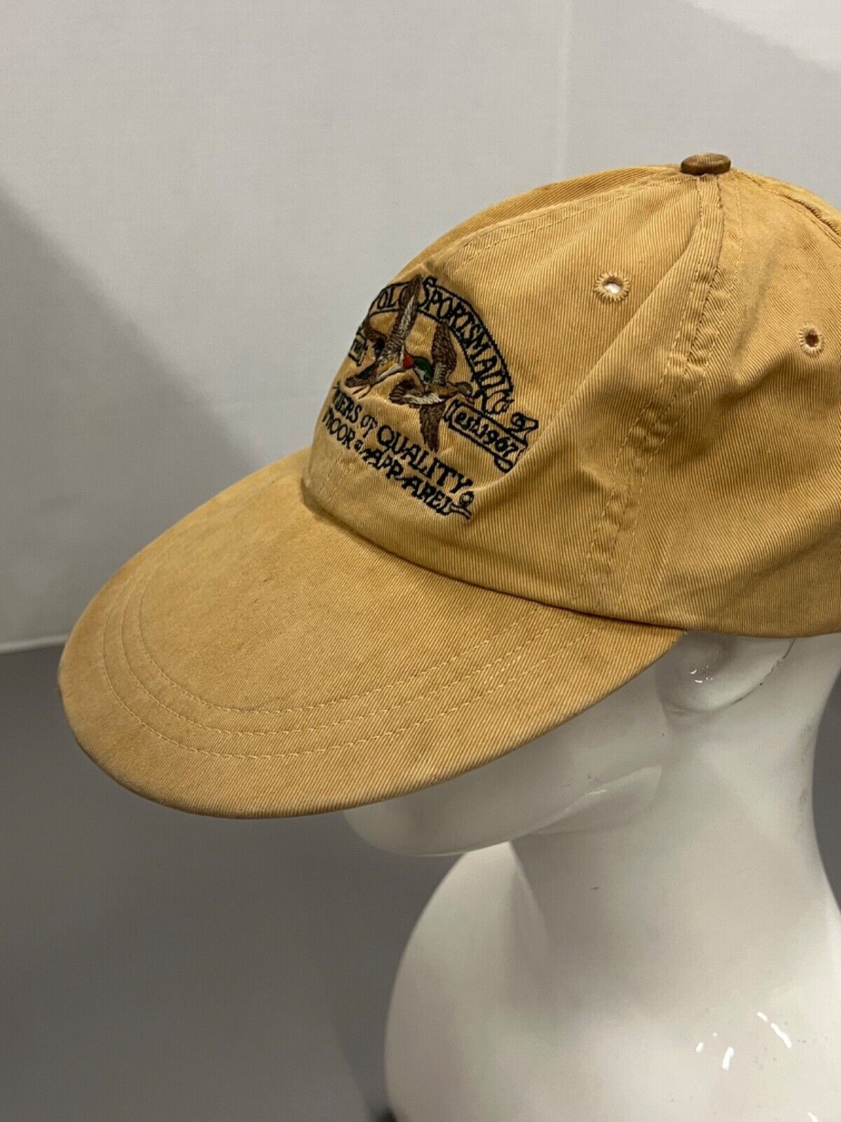 Polo Ralph Lauren Vintage Polo Ralph Lauren Sportsman Long Bill Fitted Hat Size 36 - 10 Thumbnail