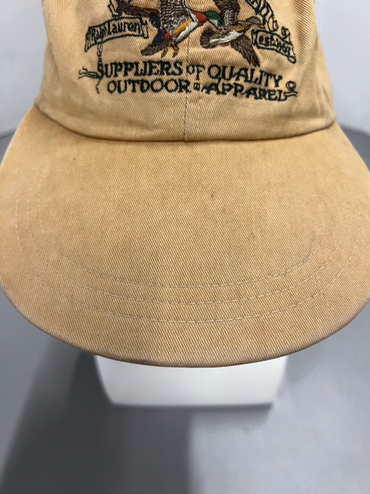 Polo Ralph Lauren Vintage Polo Ralph Lauren Sportsman Long Bill Fitted Hat Size 36 - 3 Thumbnail