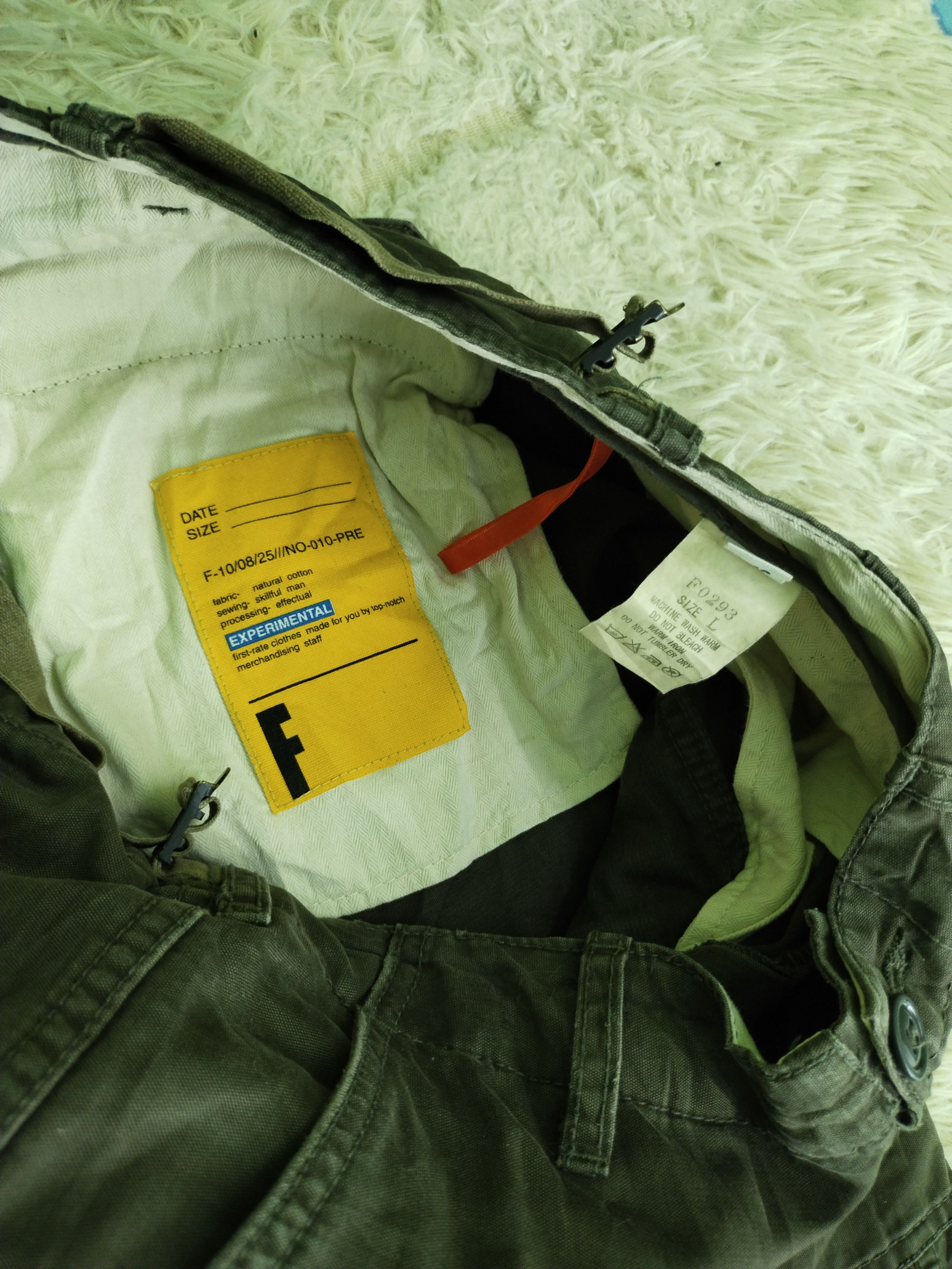 Hysteric Glamour × If Six Was Nine × Japanese Brand VINTAGE EXPERIMENTAL CARGO PANTS UNISEX Size US 33 - 7 Thumbnail