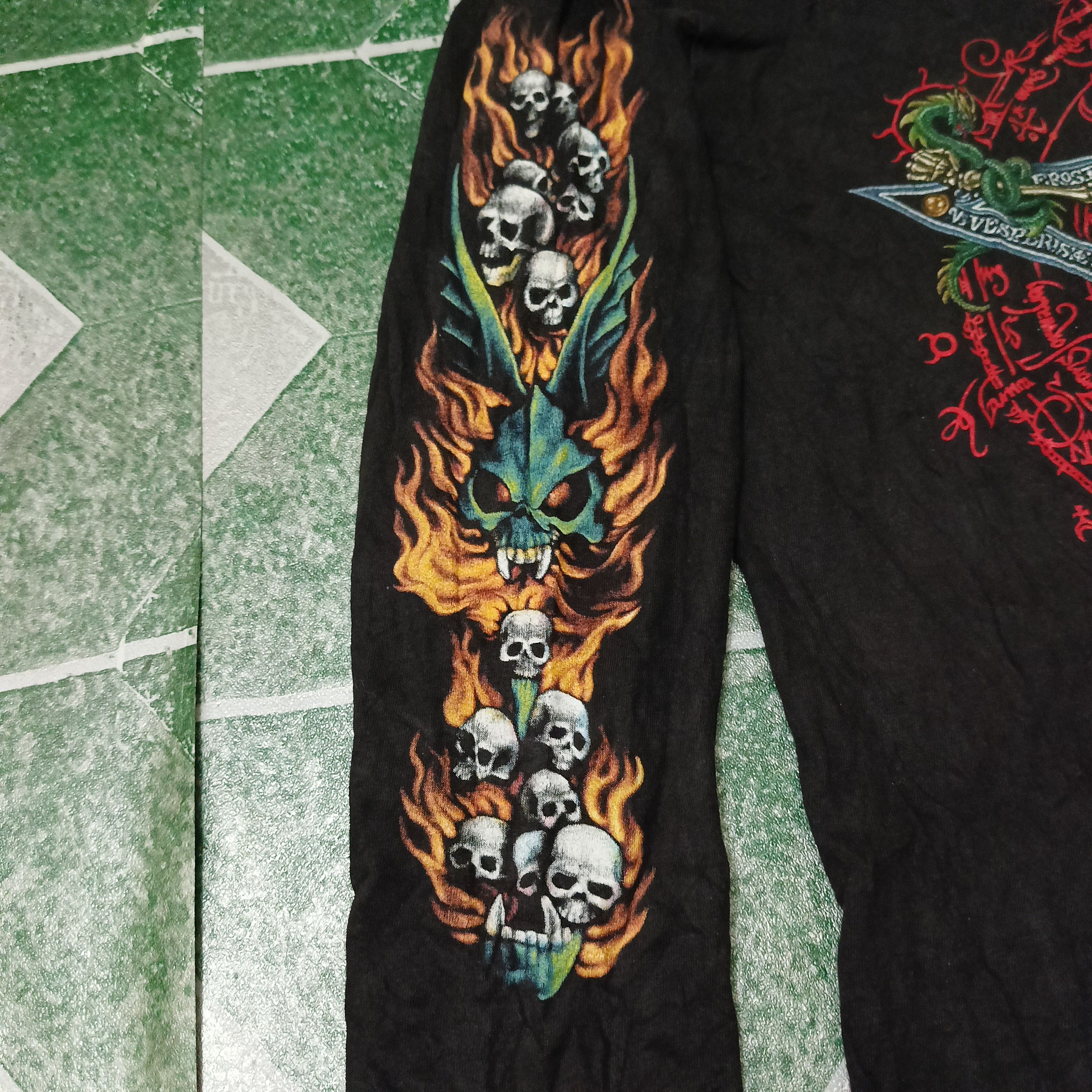 Vintage Vintage Metal Design Skull ONLY THE STRONG SURVIVE Size US S / EU 44-46 / 1 - 3 Thumbnail