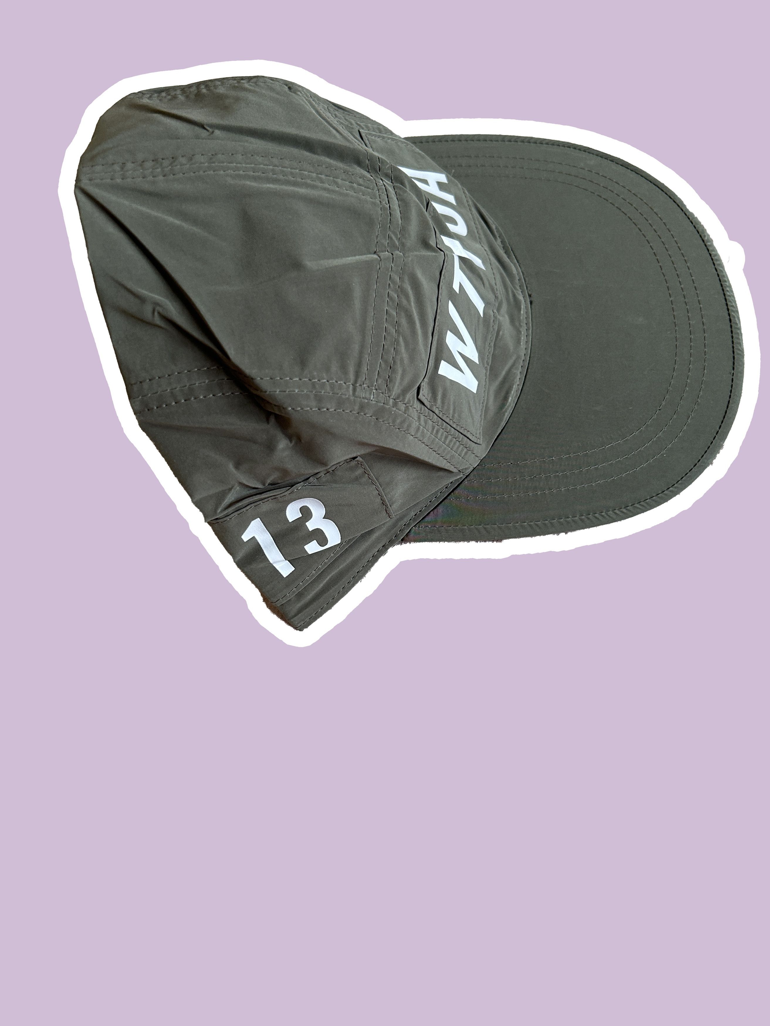 Wtaps S/S 15 COMMANDER 01 CAP Olive 5 panel Military drab Nylon Size ONE SIZE - 6 Thumbnail